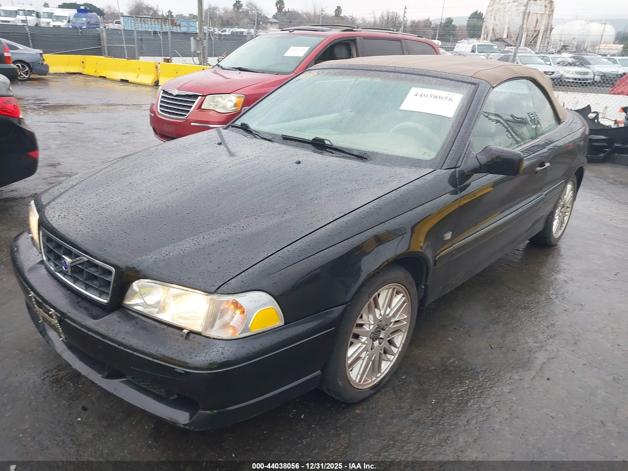 2003 Volvo C70 Ht Black vin: YV1NC62D43J035679