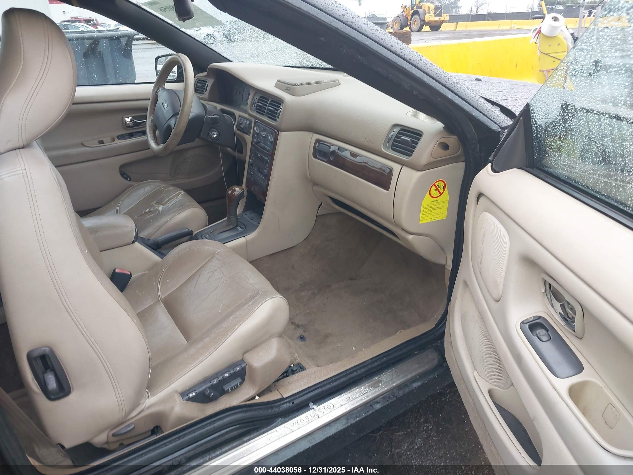 2003 Volvo C70 Ht Black vin: YV1NC62D43J035679