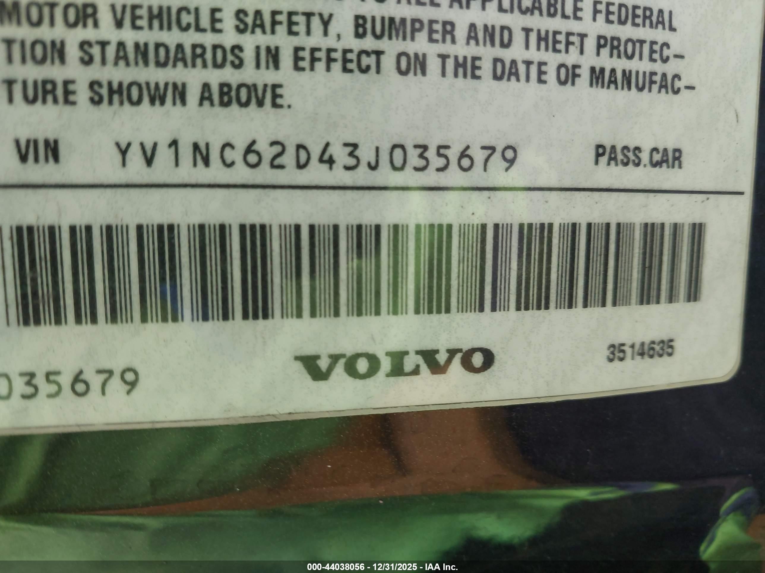 2003 Volvo C70 Ht Black vin: YV1NC62D43J035679