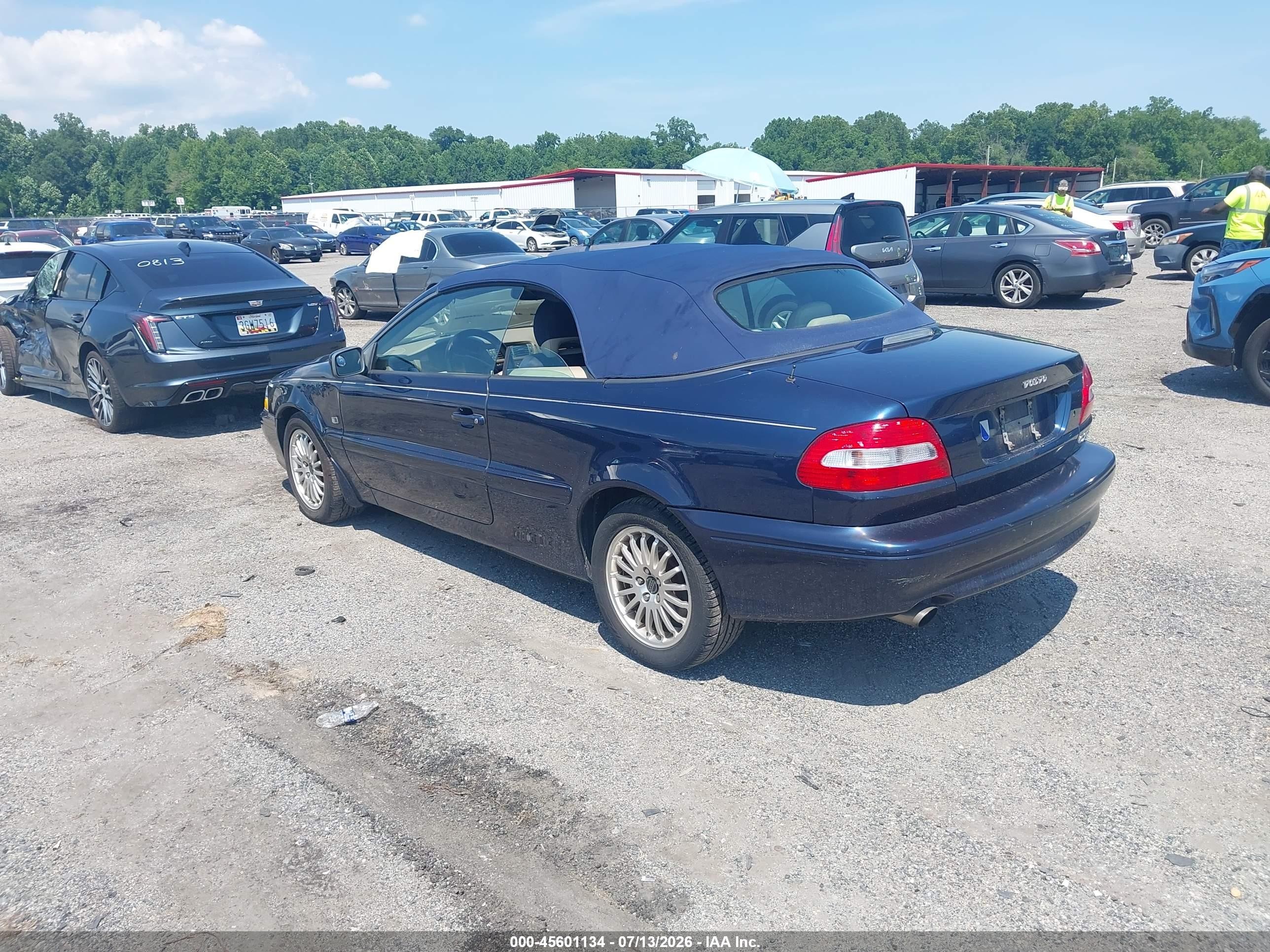 2003 Volvo C70 2.3l Turbo Blue vin: YV1NC62D43J035956