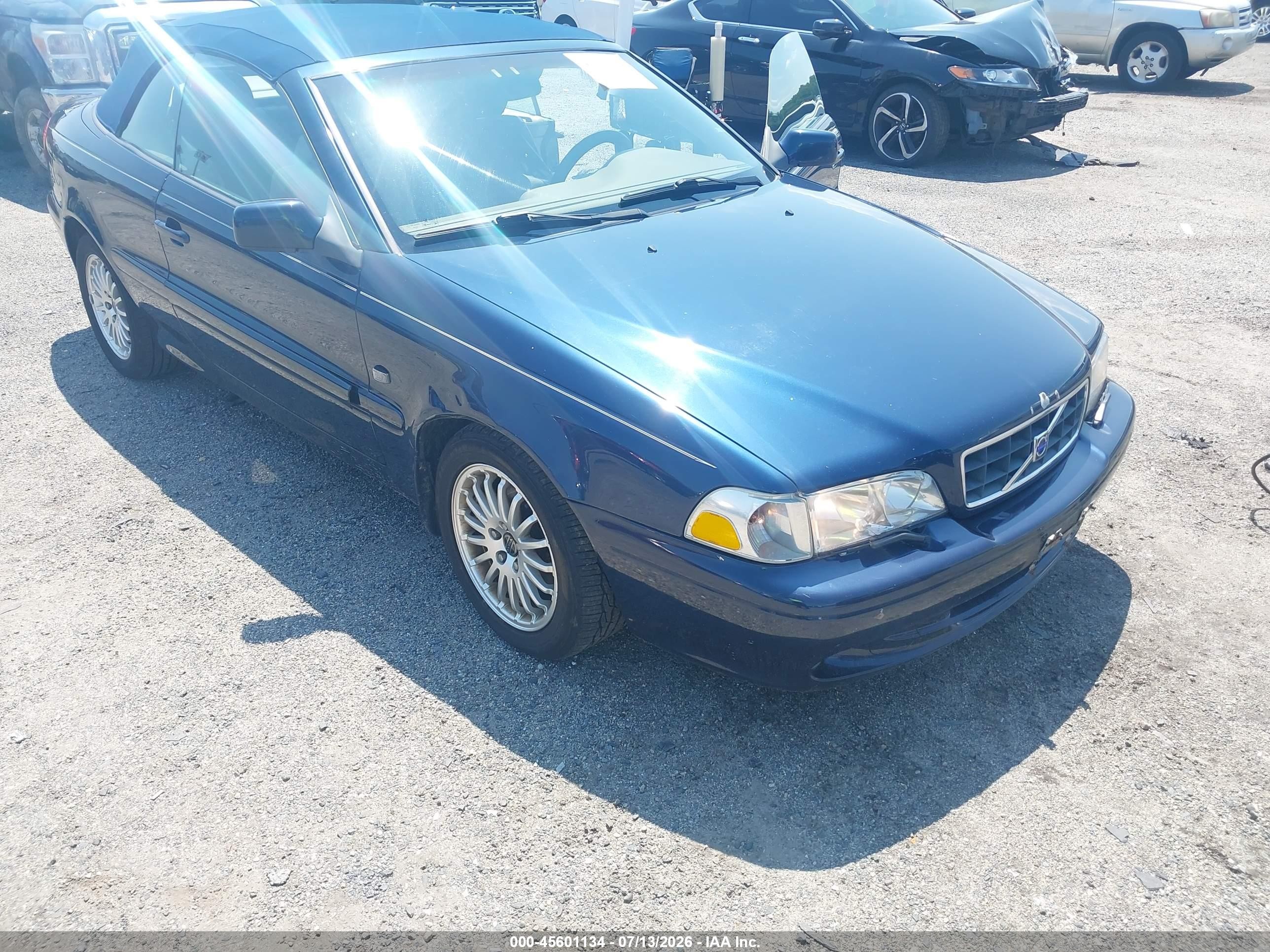 2003 Volvo C70 2.3l Turbo Blue vin: YV1NC62D43J035956