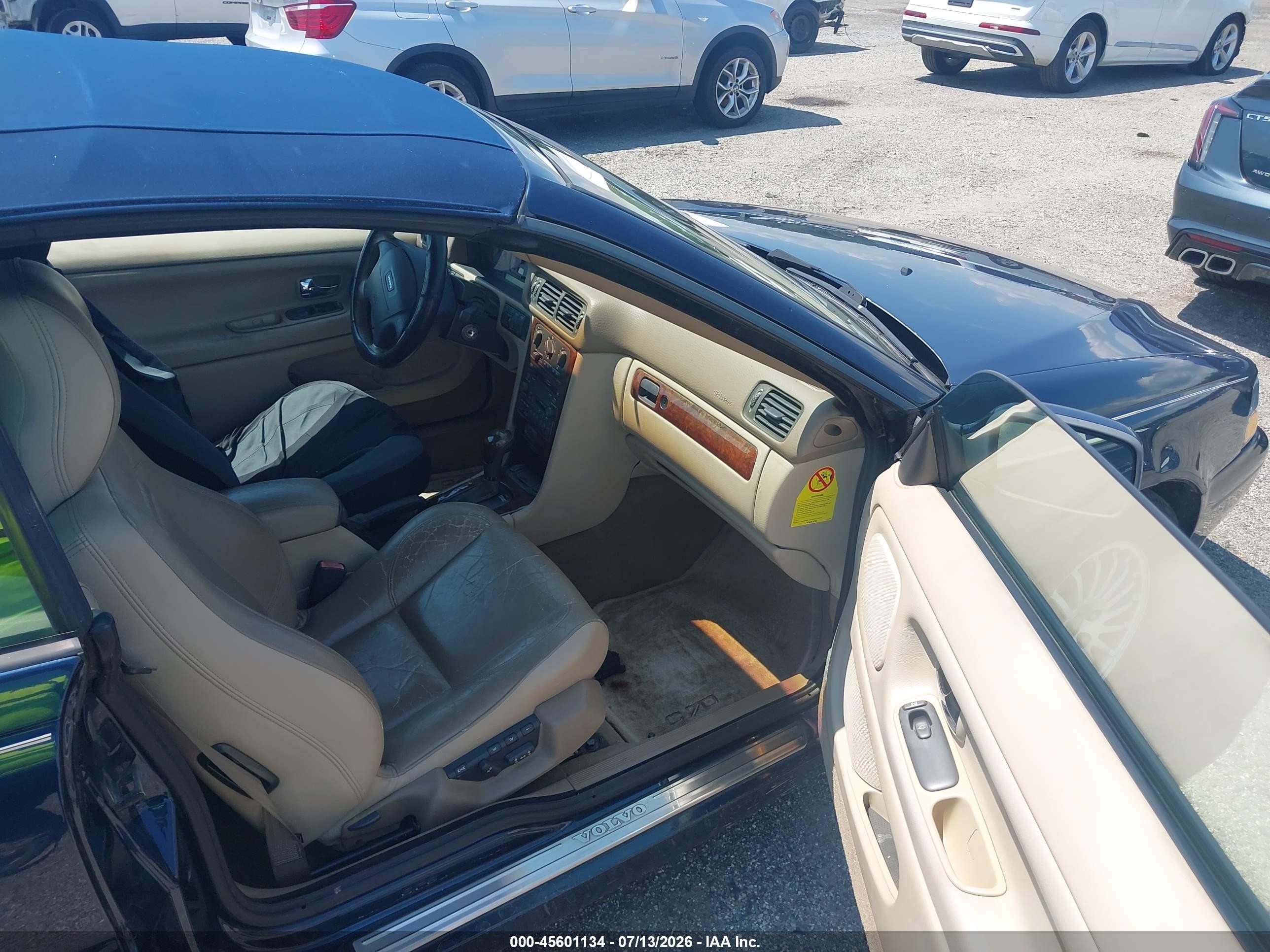 2003 Volvo C70 2.3l Turbo Blue vin: YV1NC62D43J035956