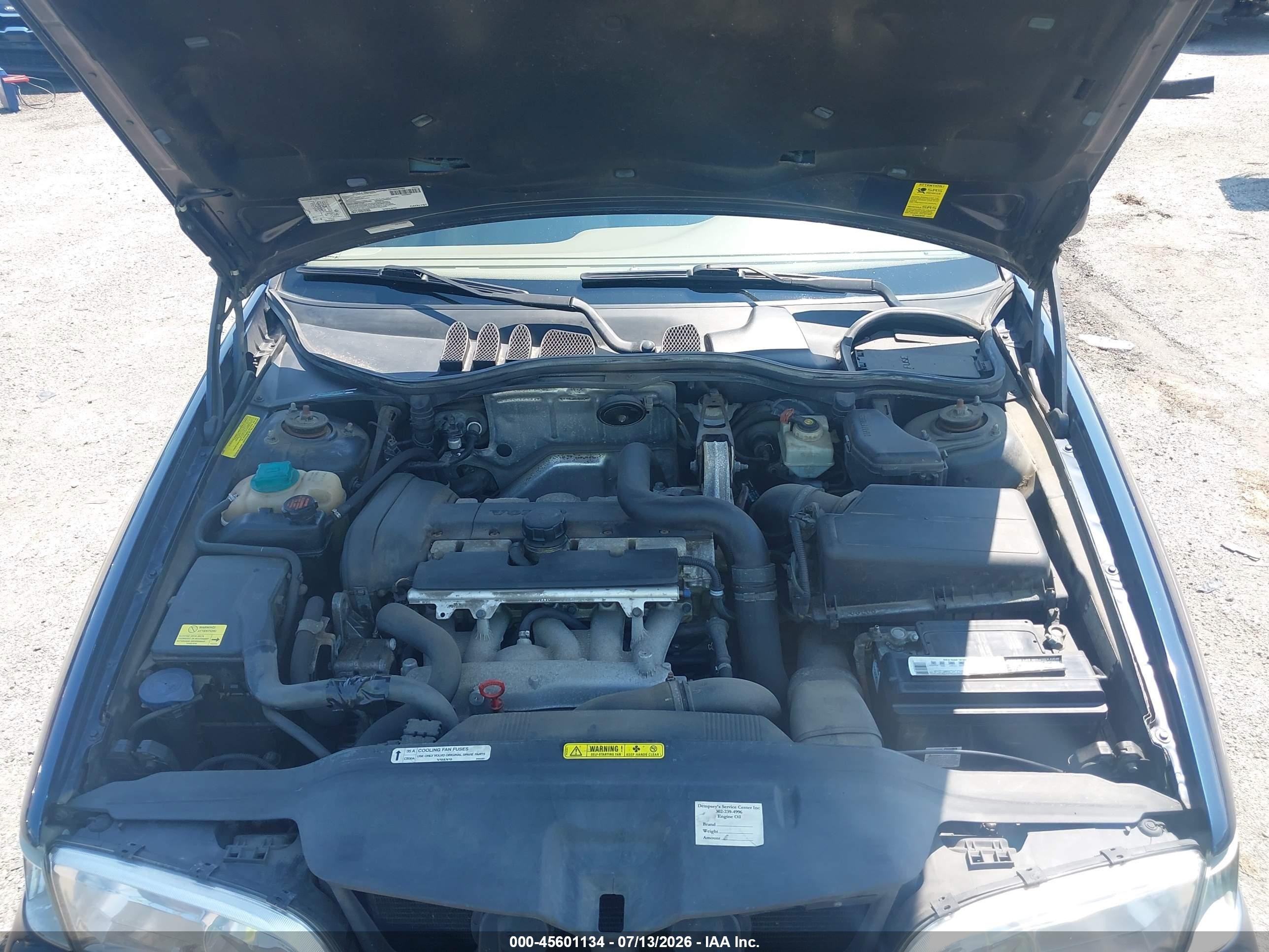 2003 Volvo C70 2.3l Turbo Blue vin: YV1NC62D43J035956
