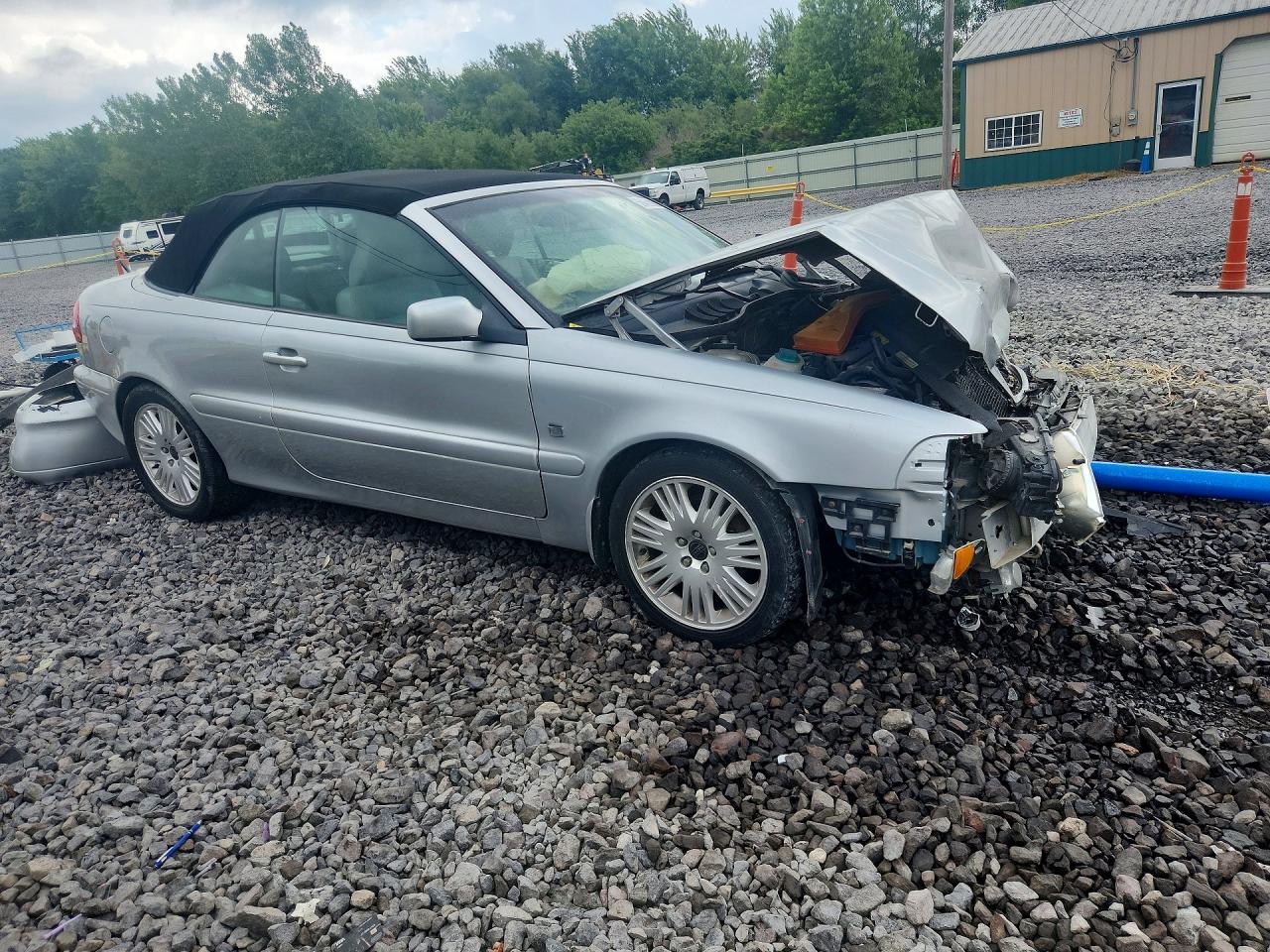 2003 Volvo C70 Hpt Silver vin: YV1NC62D73J035370