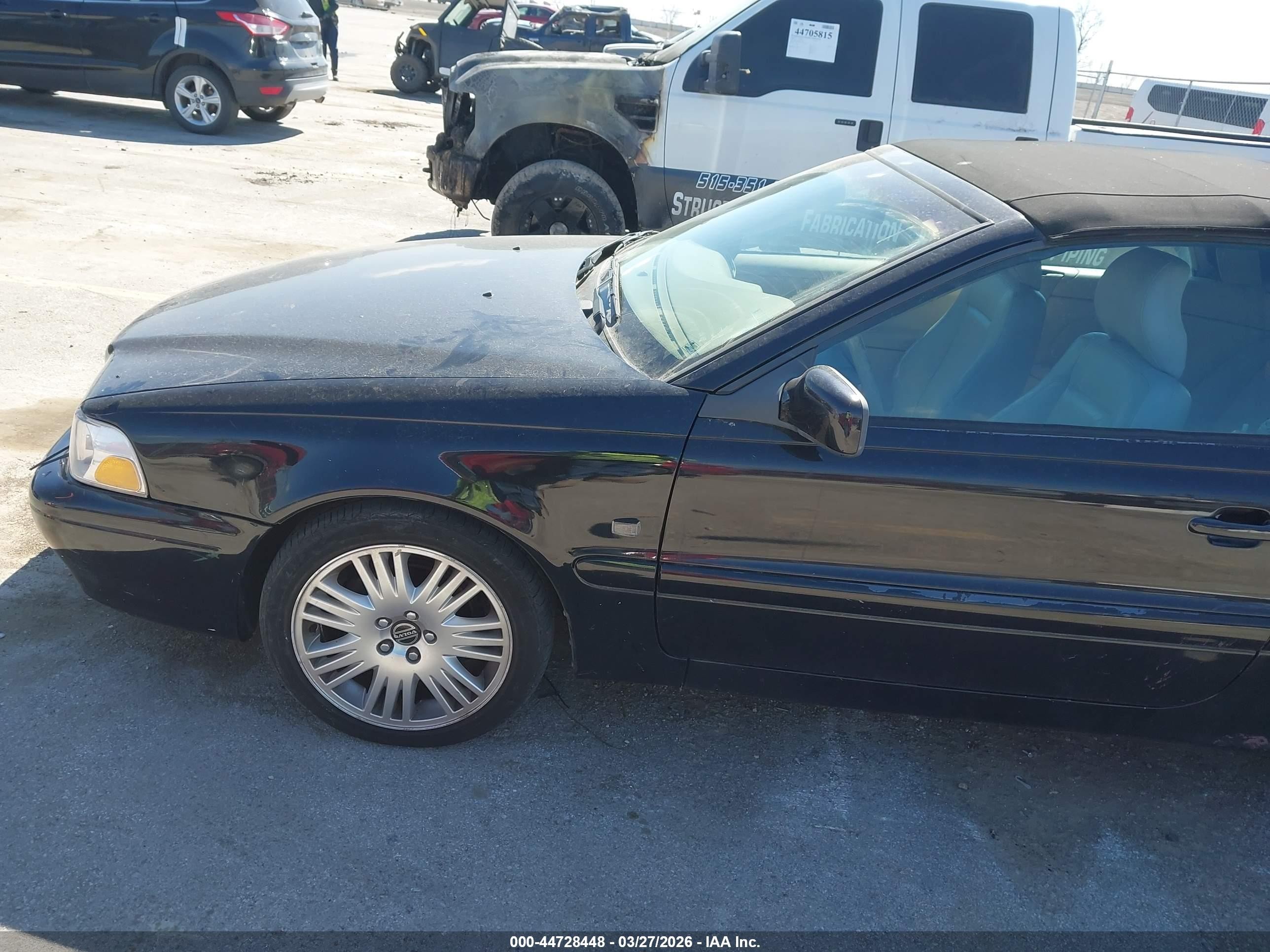 2003 Volvo C70 Lt Black vin: YV1NC63D23J036330