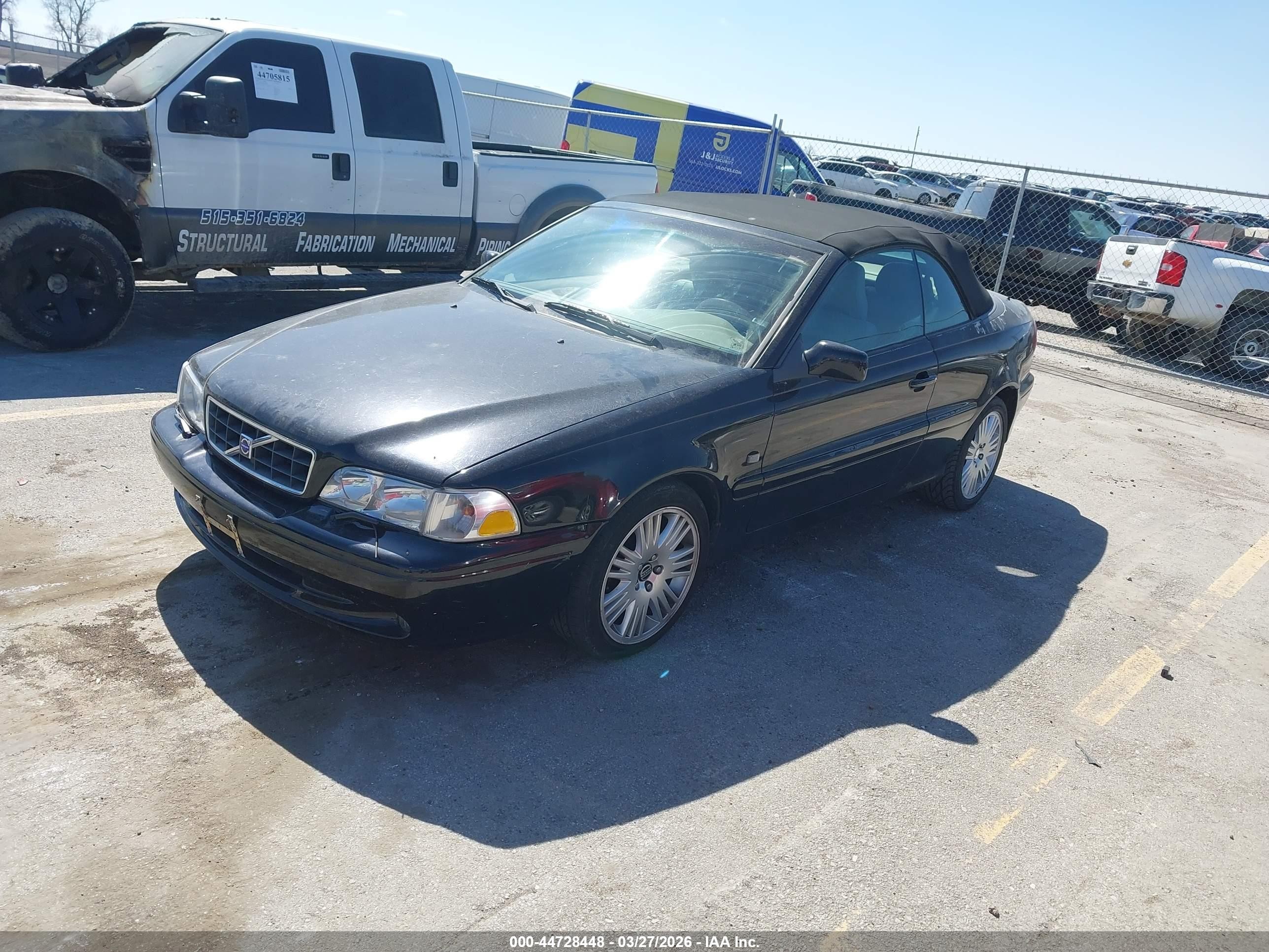 2003 Volvo C70 Lt Black vin: YV1NC63D23J036330