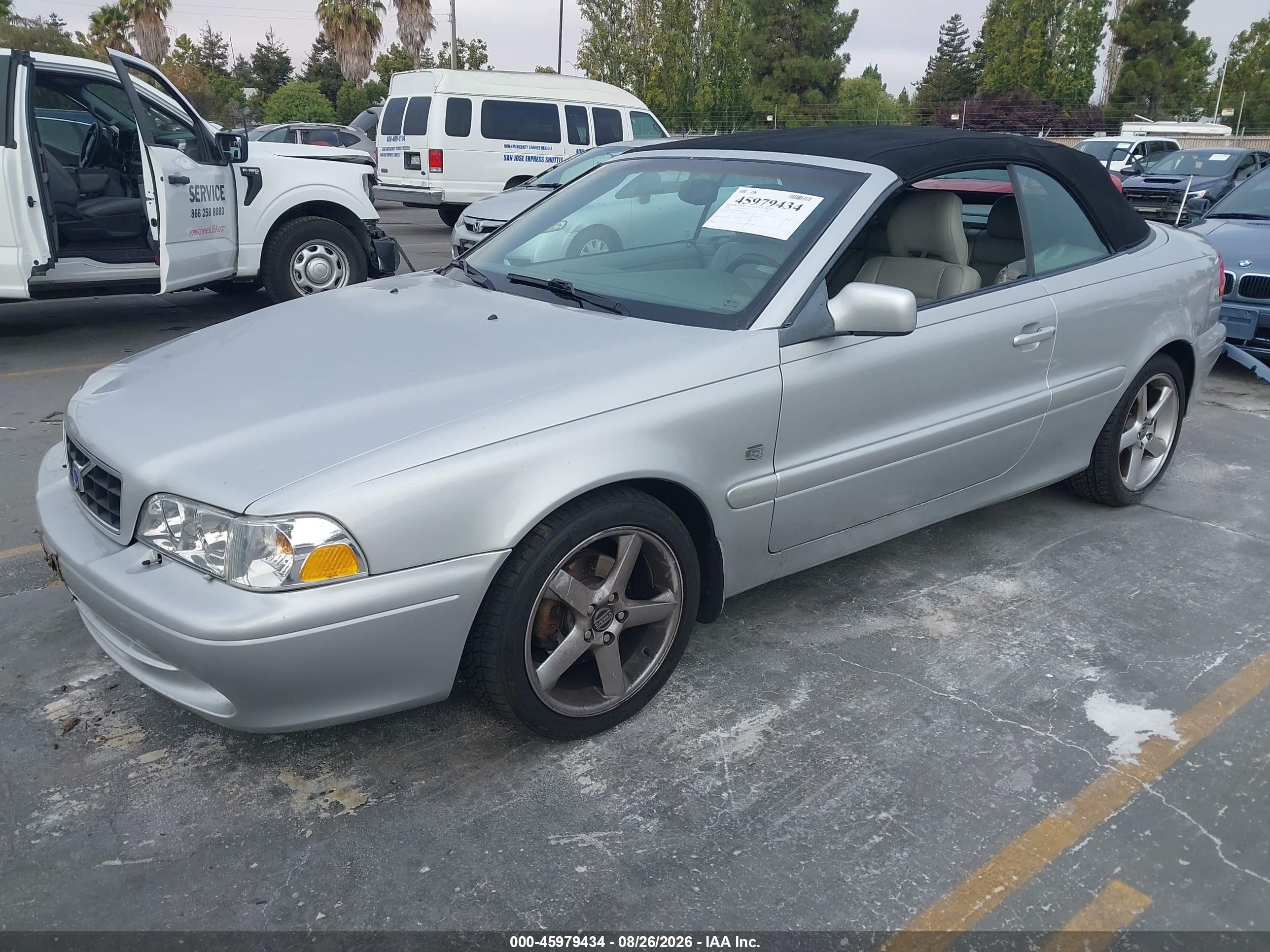 2004 Volvo C70 Lt Silver vin: YV1NC63D24J062055