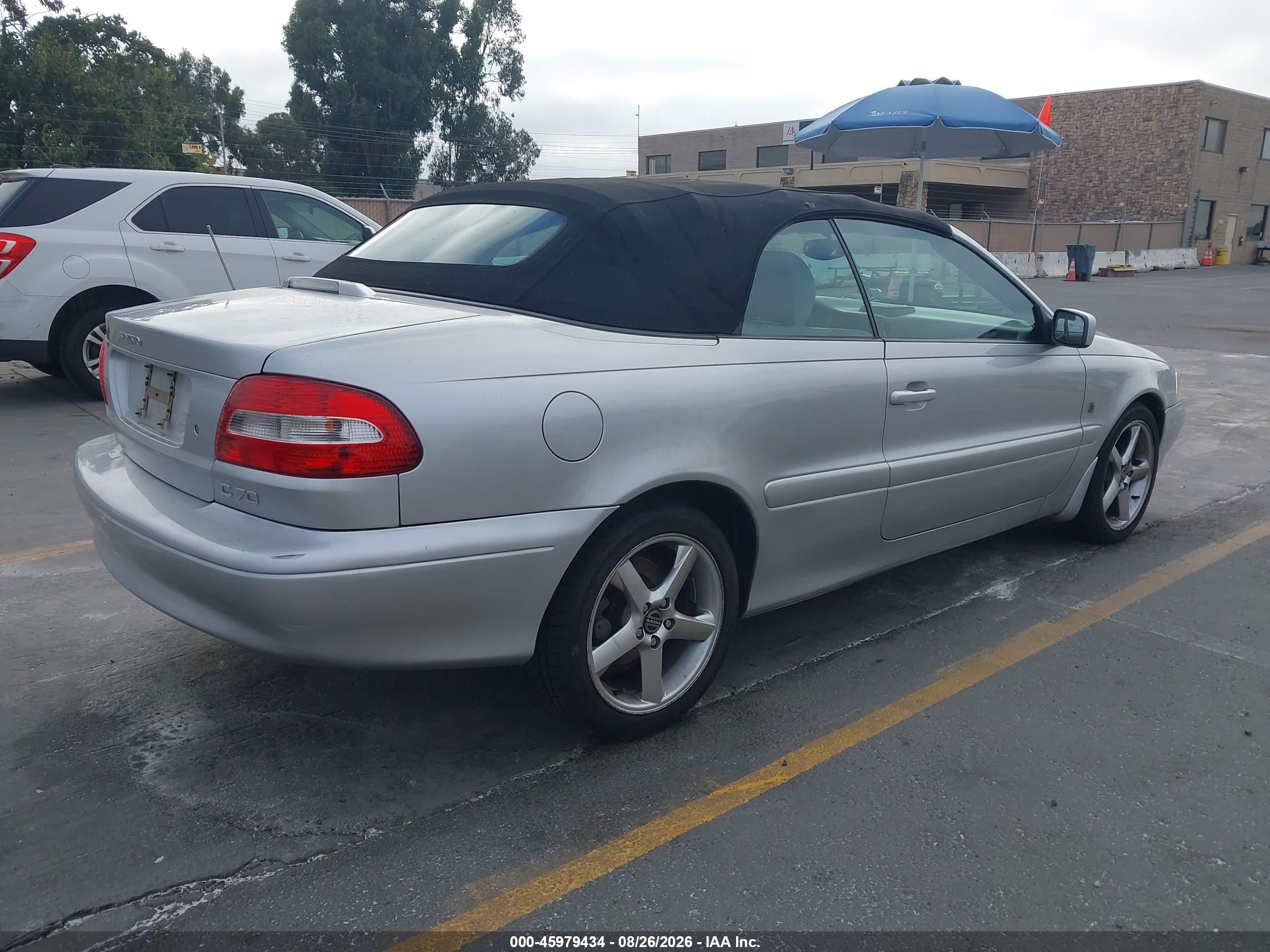 2004 Volvo C70 Lt Silver vin: YV1NC63D24J062055