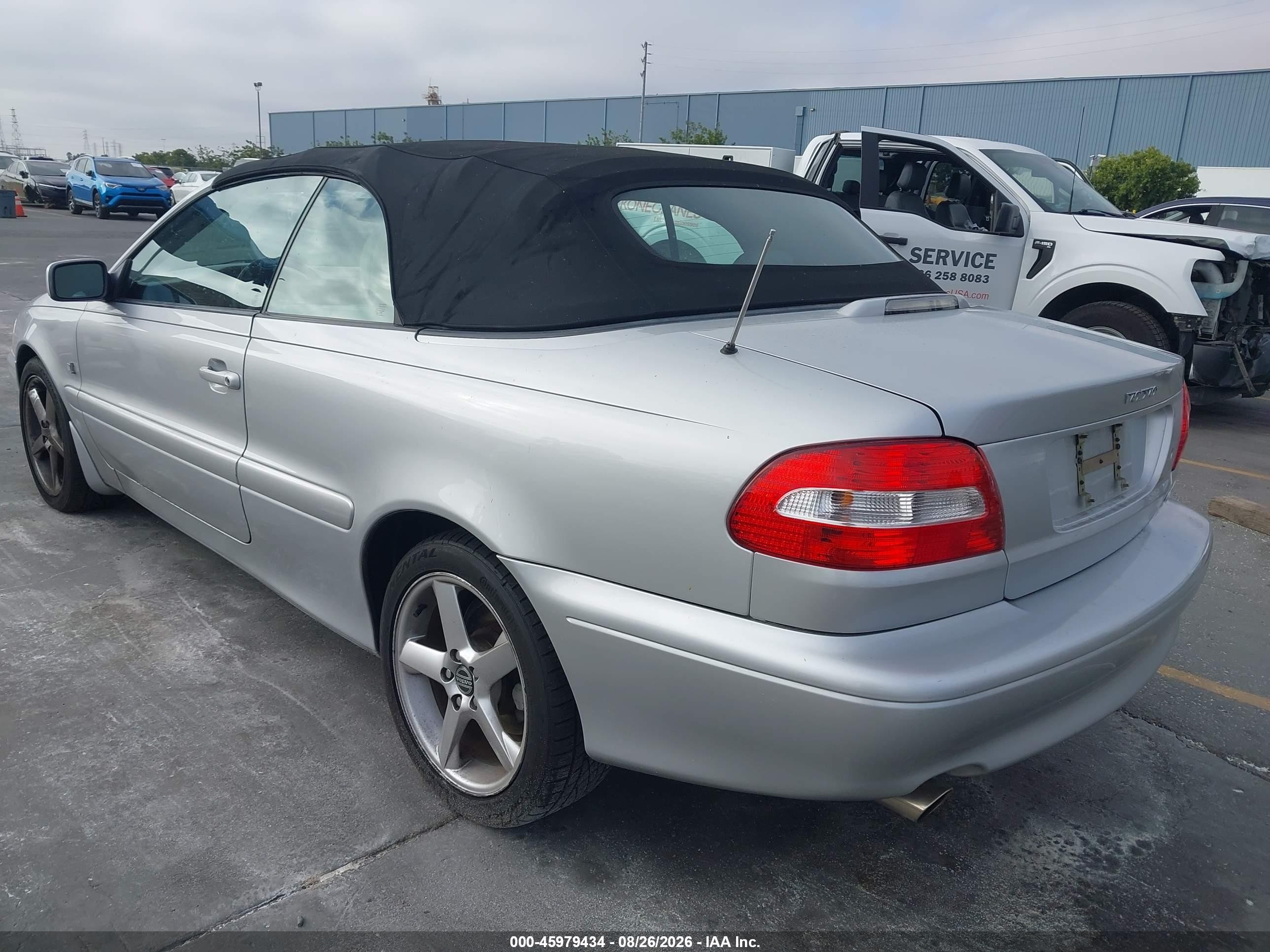 2004 Volvo C70 Lt Silver vin: YV1NC63D24J062055
