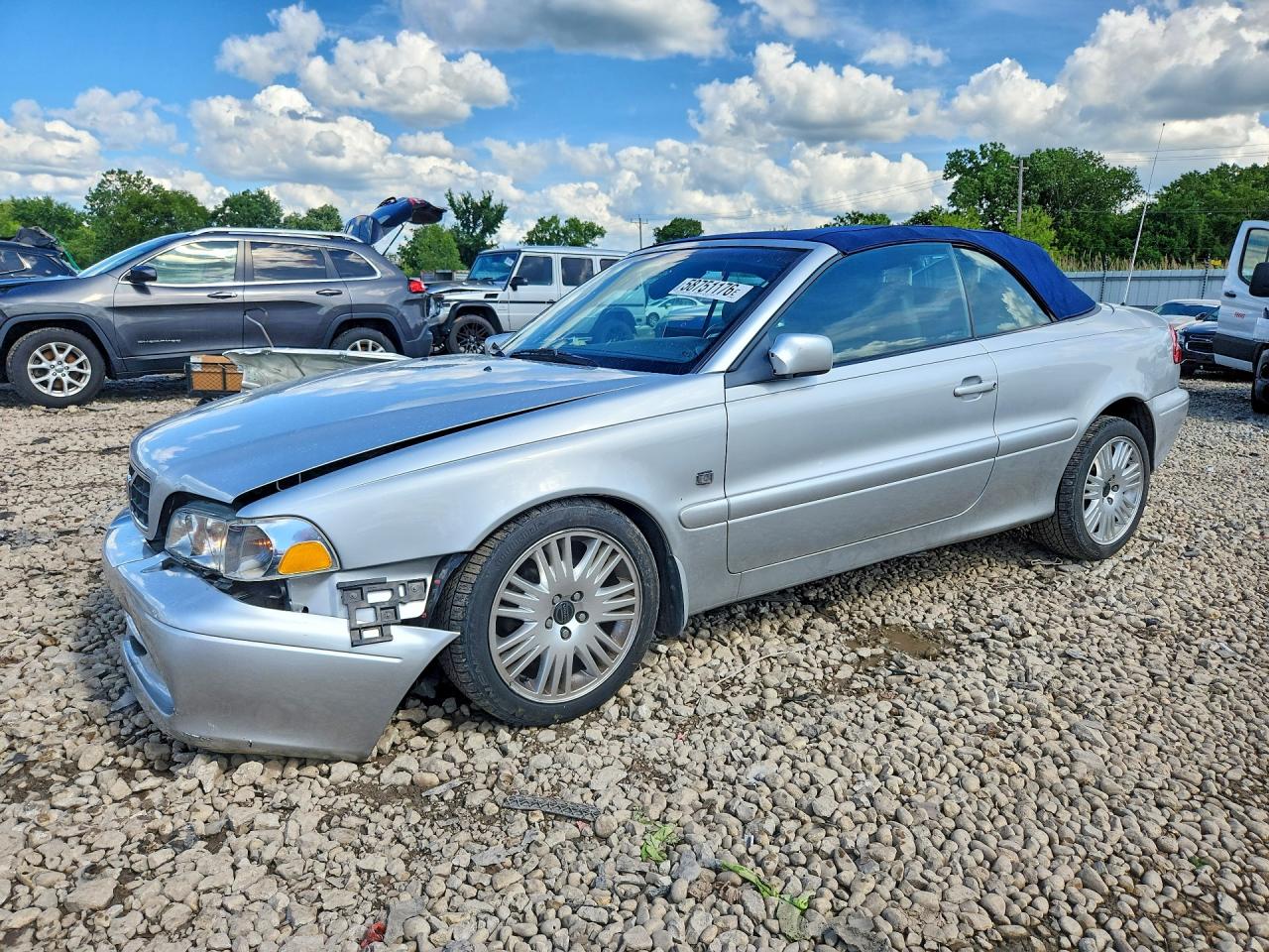 2003 Volvo C70 Lpt Silver vin: YV1NC63D33J035123
