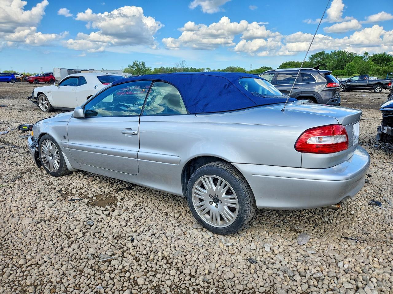 2003 Volvo C70 Lpt Silver vin: YV1NC63D33J035123