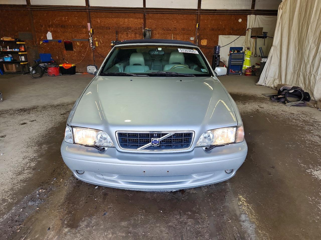 2004 Volvo C70 Lpt Silver vin: YV1NC63D44J060551