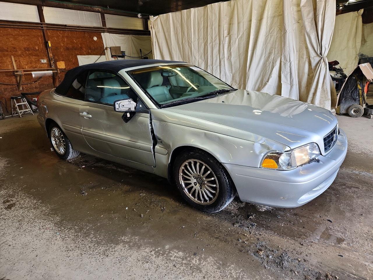 2004 Volvo C70 Lpt Silver vin: YV1NC63D44J060551