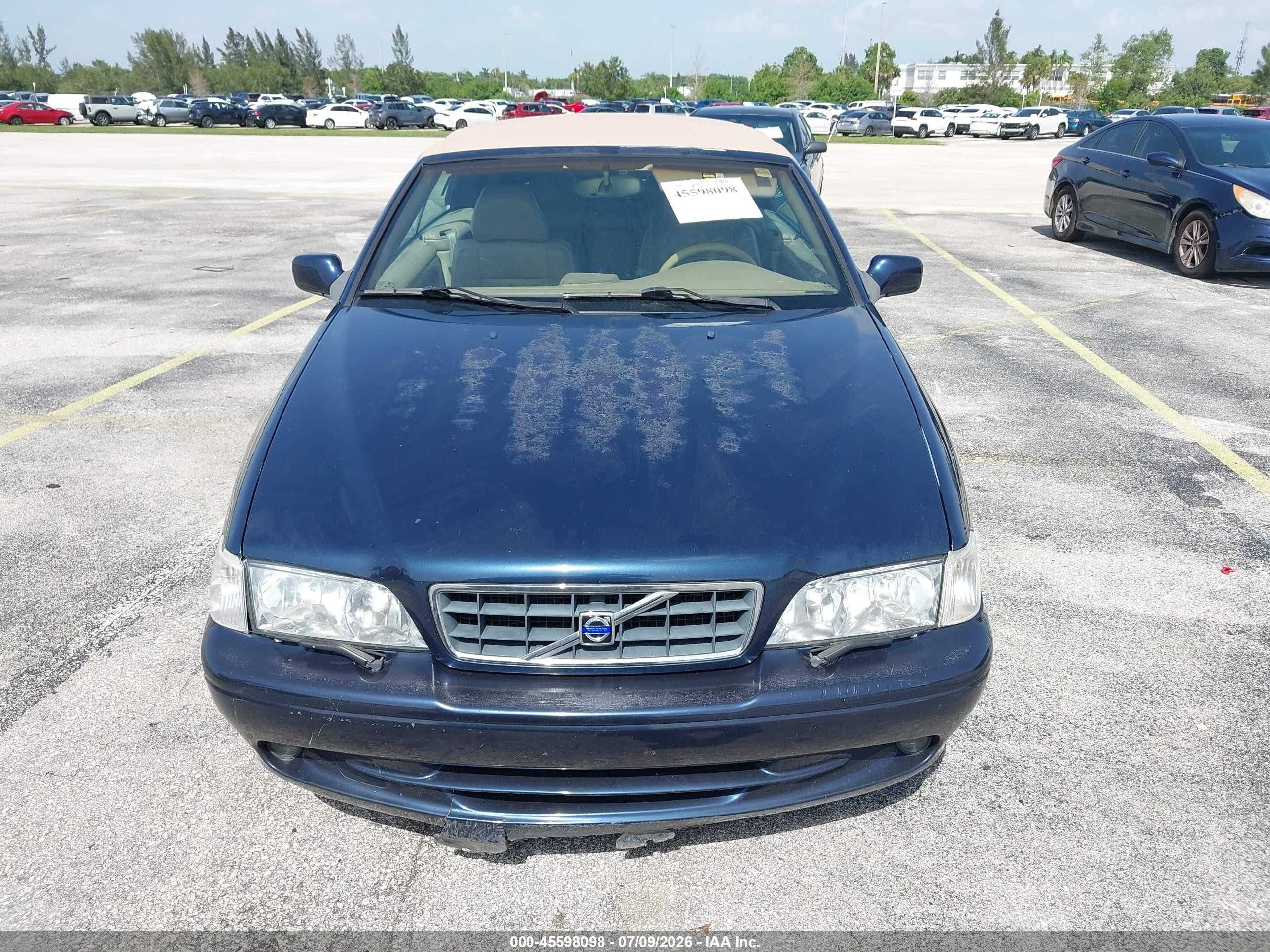 2004 Volvo C70 Lt Blue vin: YV1NC63D74J049902