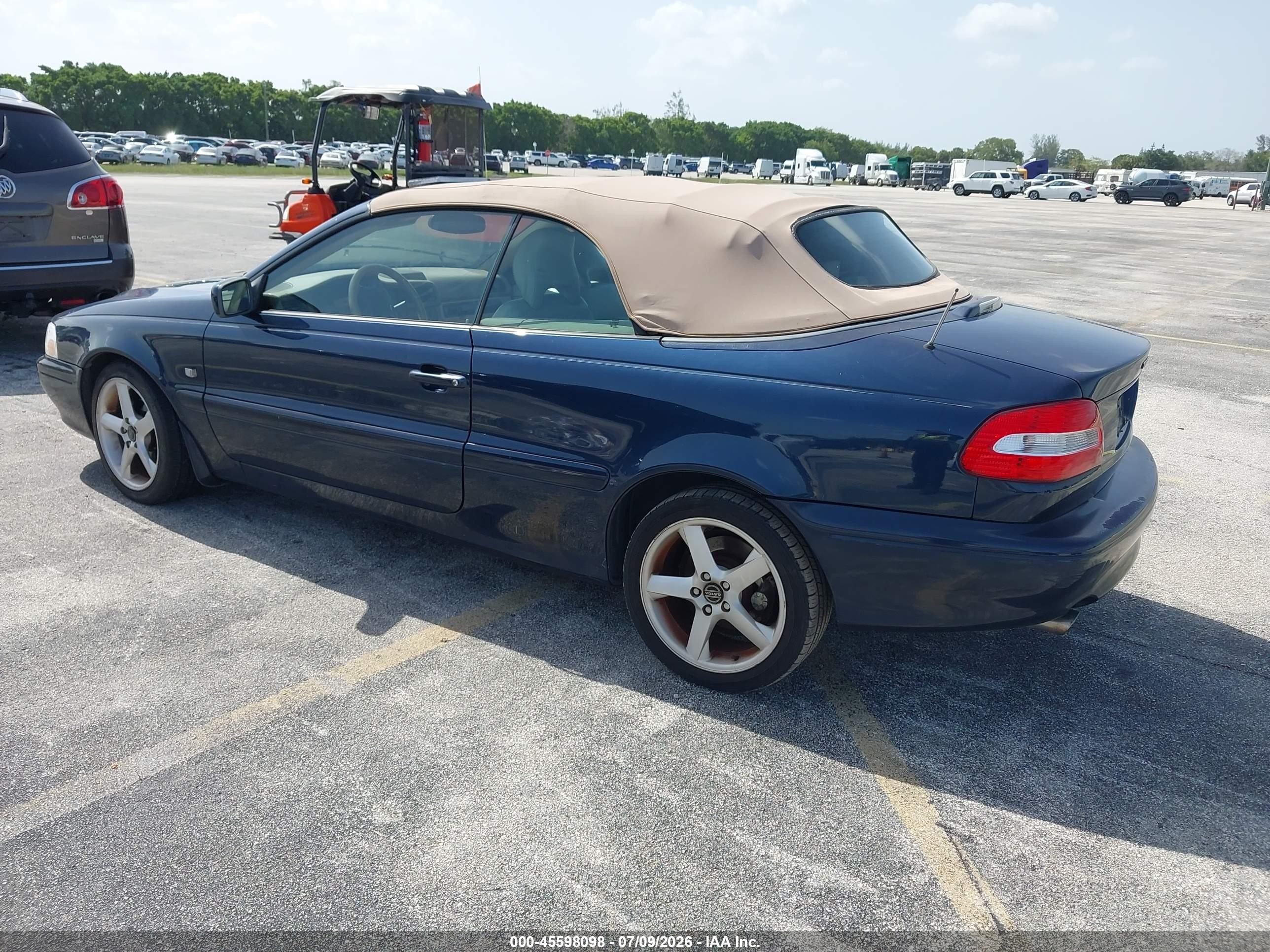 2004 Volvo C70 Lt Blue vin: YV1NC63D74J049902