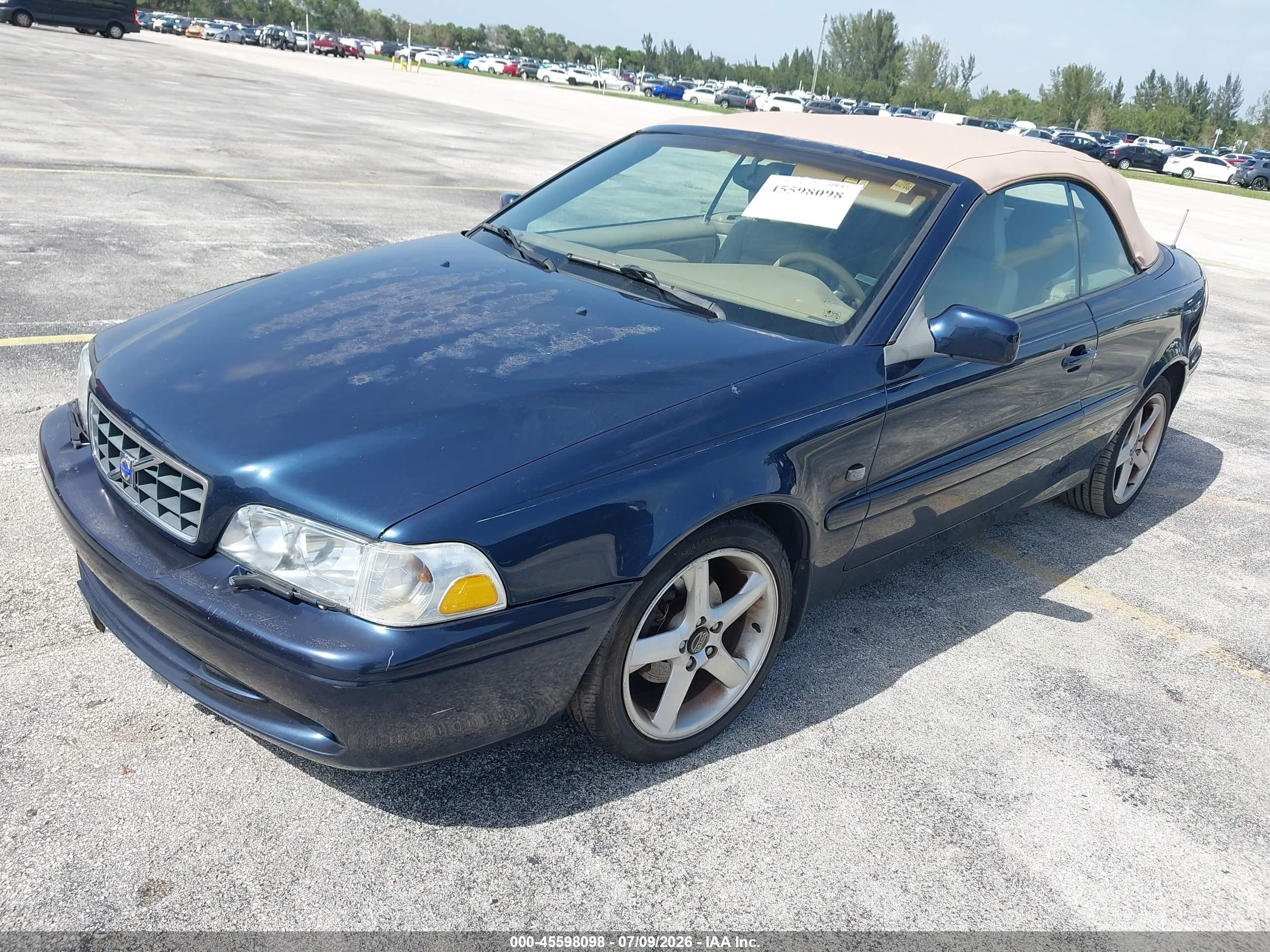 2004 Volvo C70 Lt Blue vin: YV1NC63D74J049902