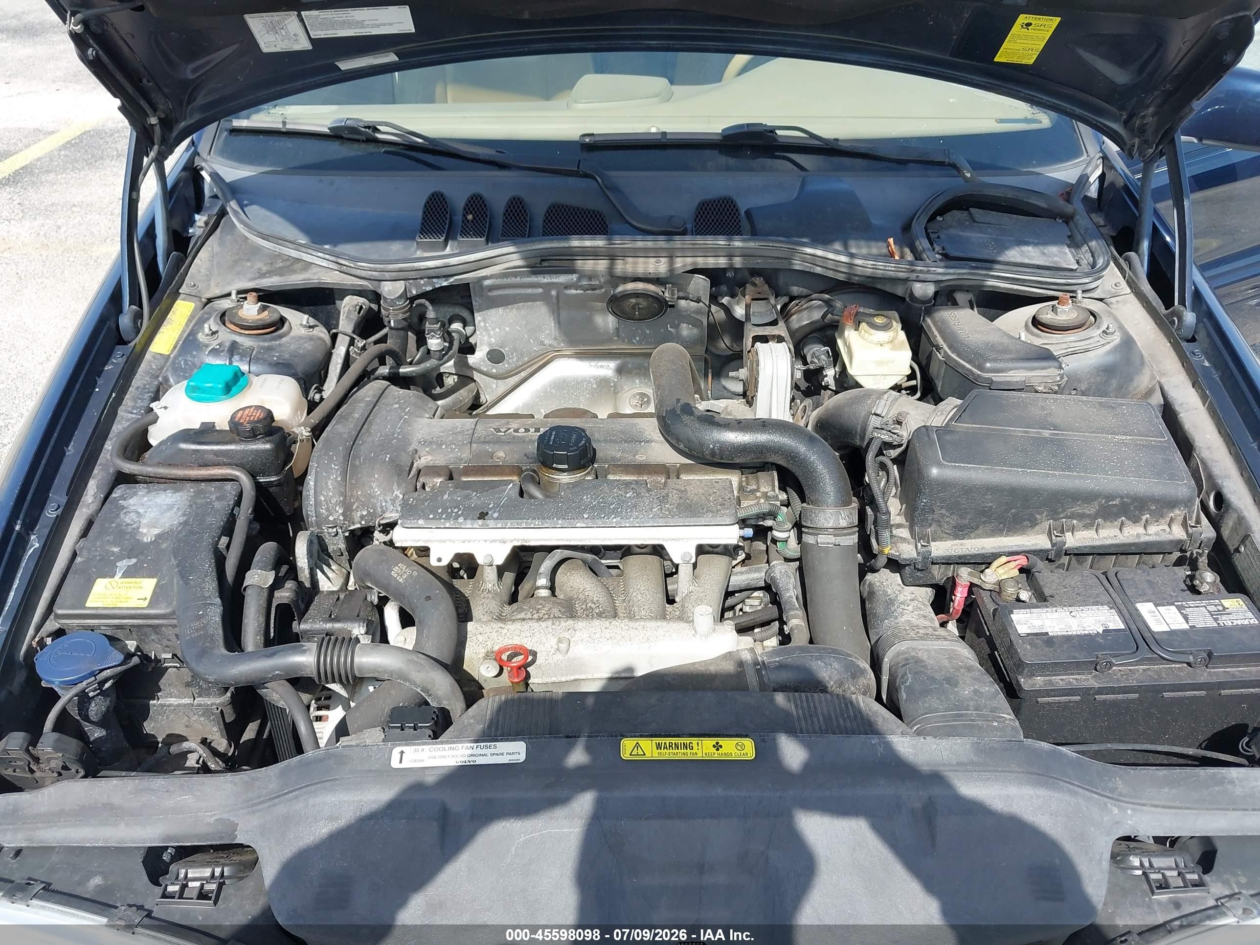 2004 Volvo C70 Lt Blue vin: YV1NC63D74J049902