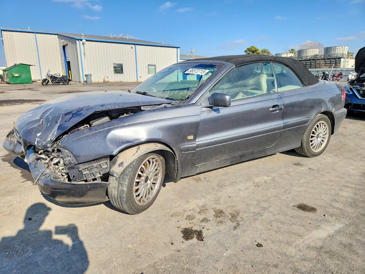 2004 Volvo C70 Lpt Gray vin: YV1NC63D84J048841