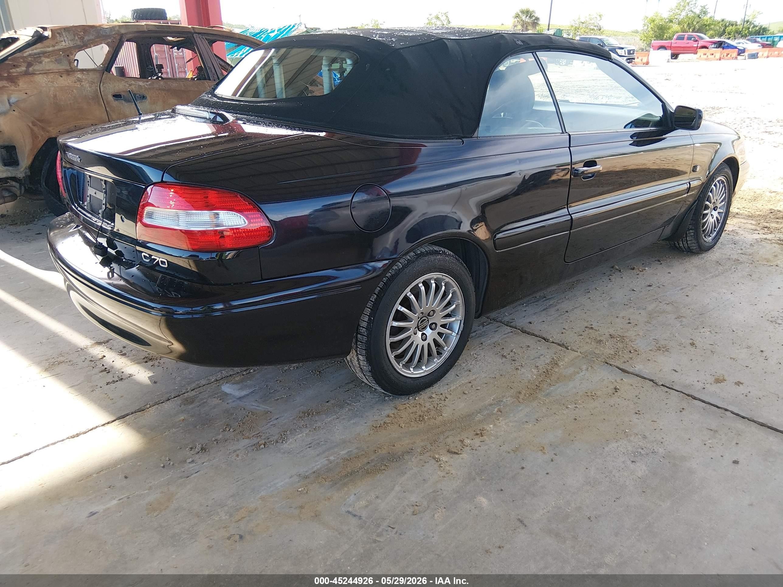 2004 Volvo C70 Lt Черный vin: YV1NC63DX4J060456