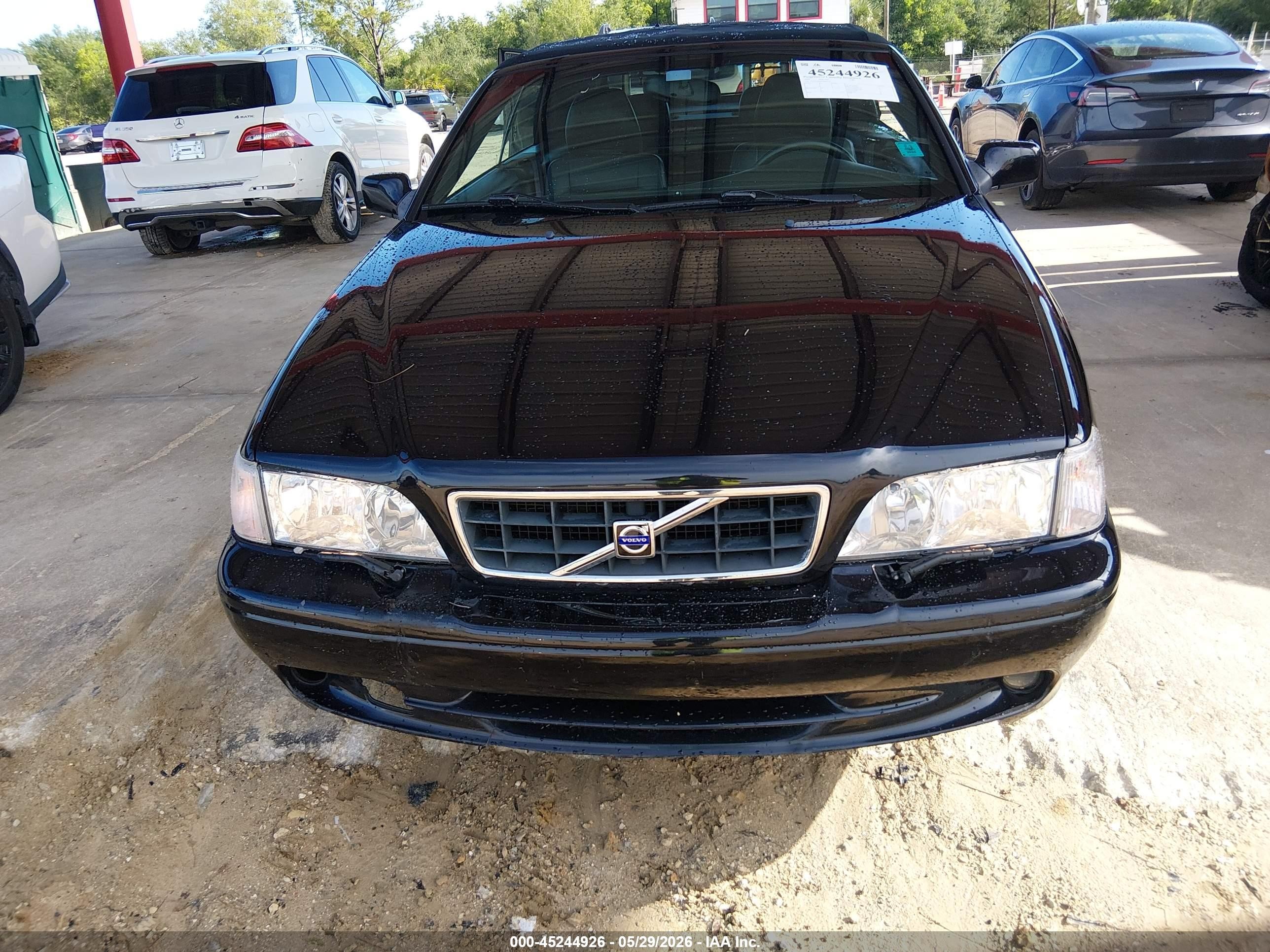 2004 Volvo C70 Lt Черный vin: YV1NC63DX4J060456