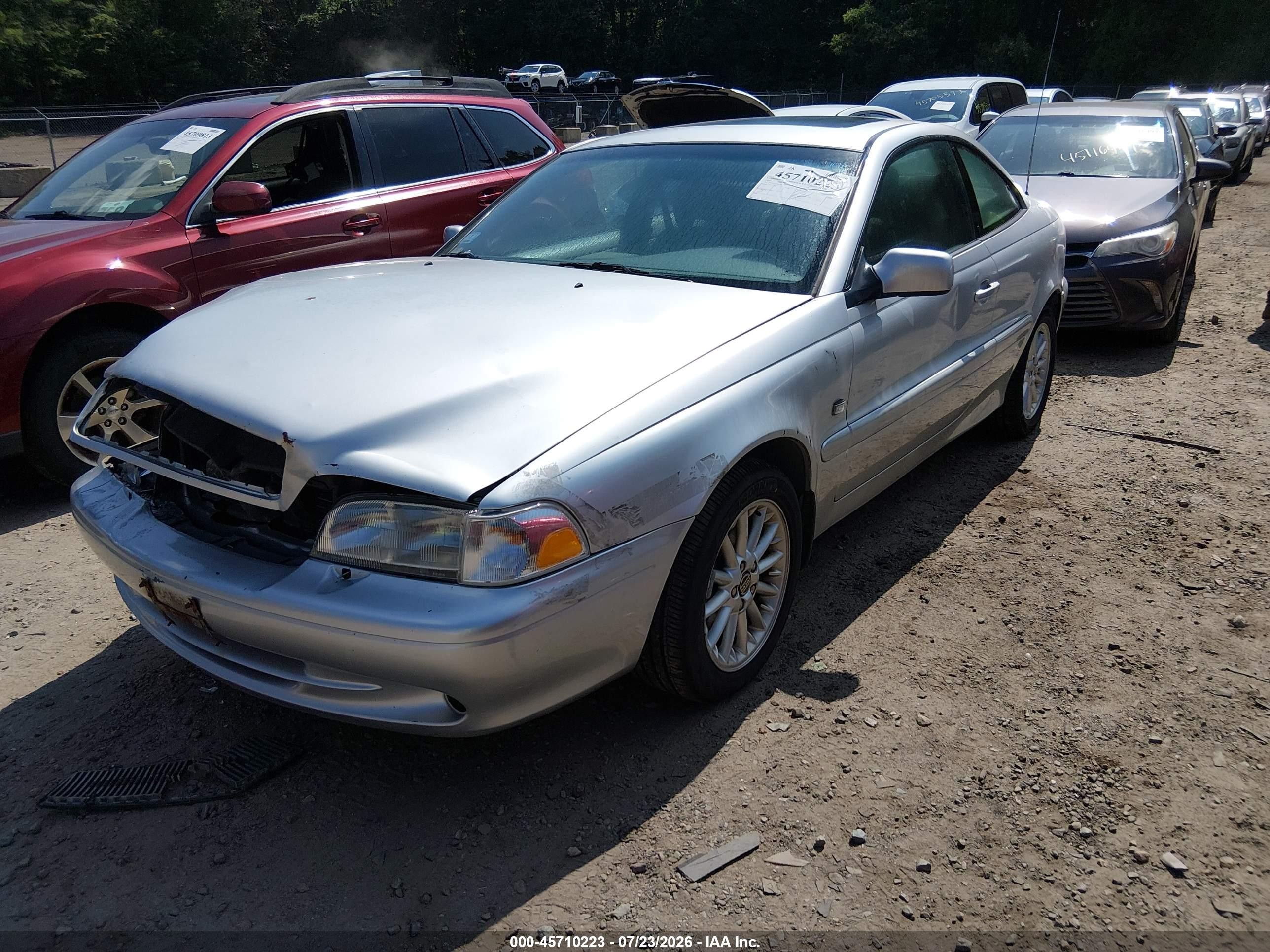 1999 Volvo C70 Lt Silver vin: YV1NK56D9XJ012847