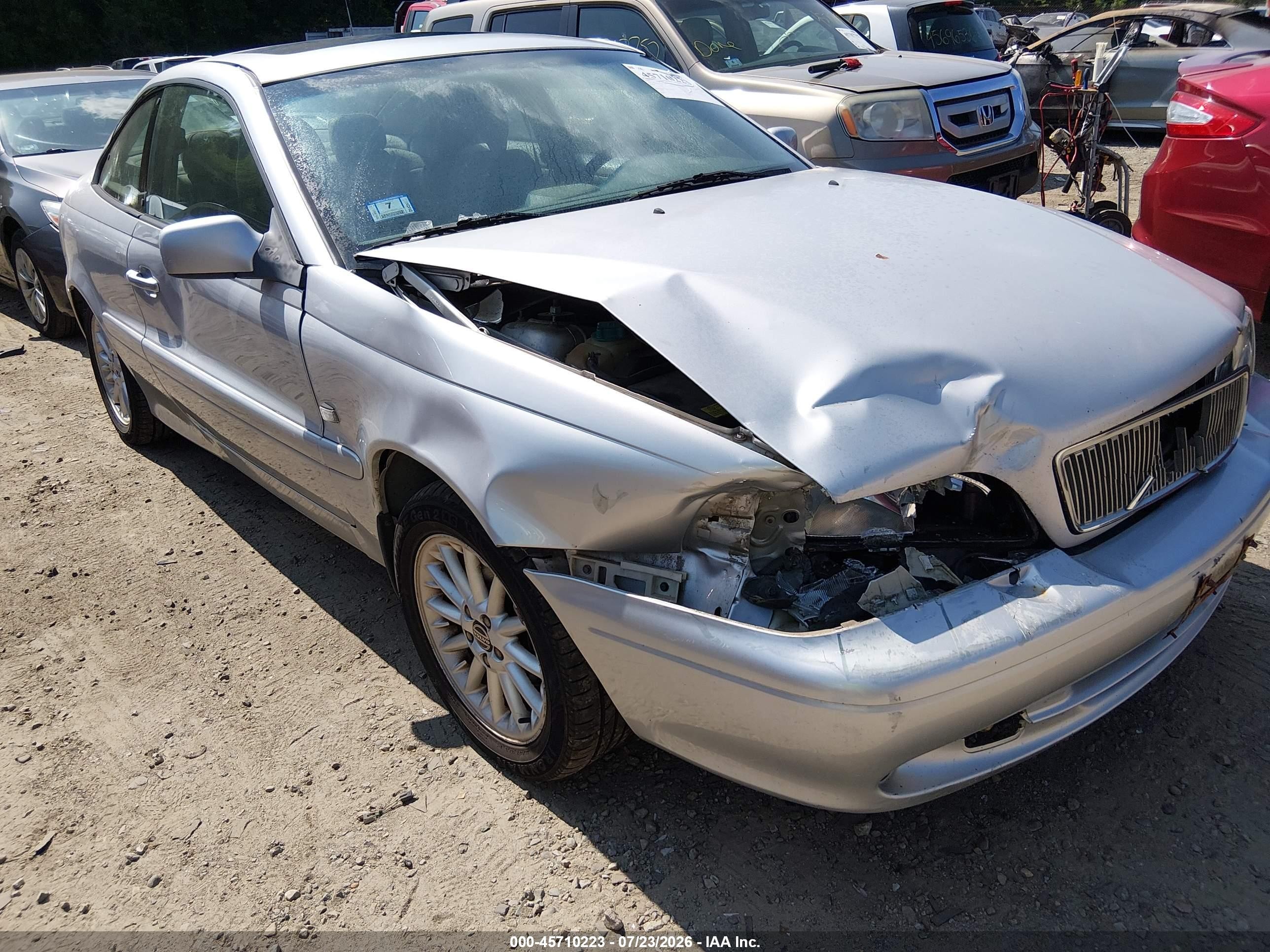 1999 Volvo C70 Lt Silver vin: YV1NK56D9XJ012847
