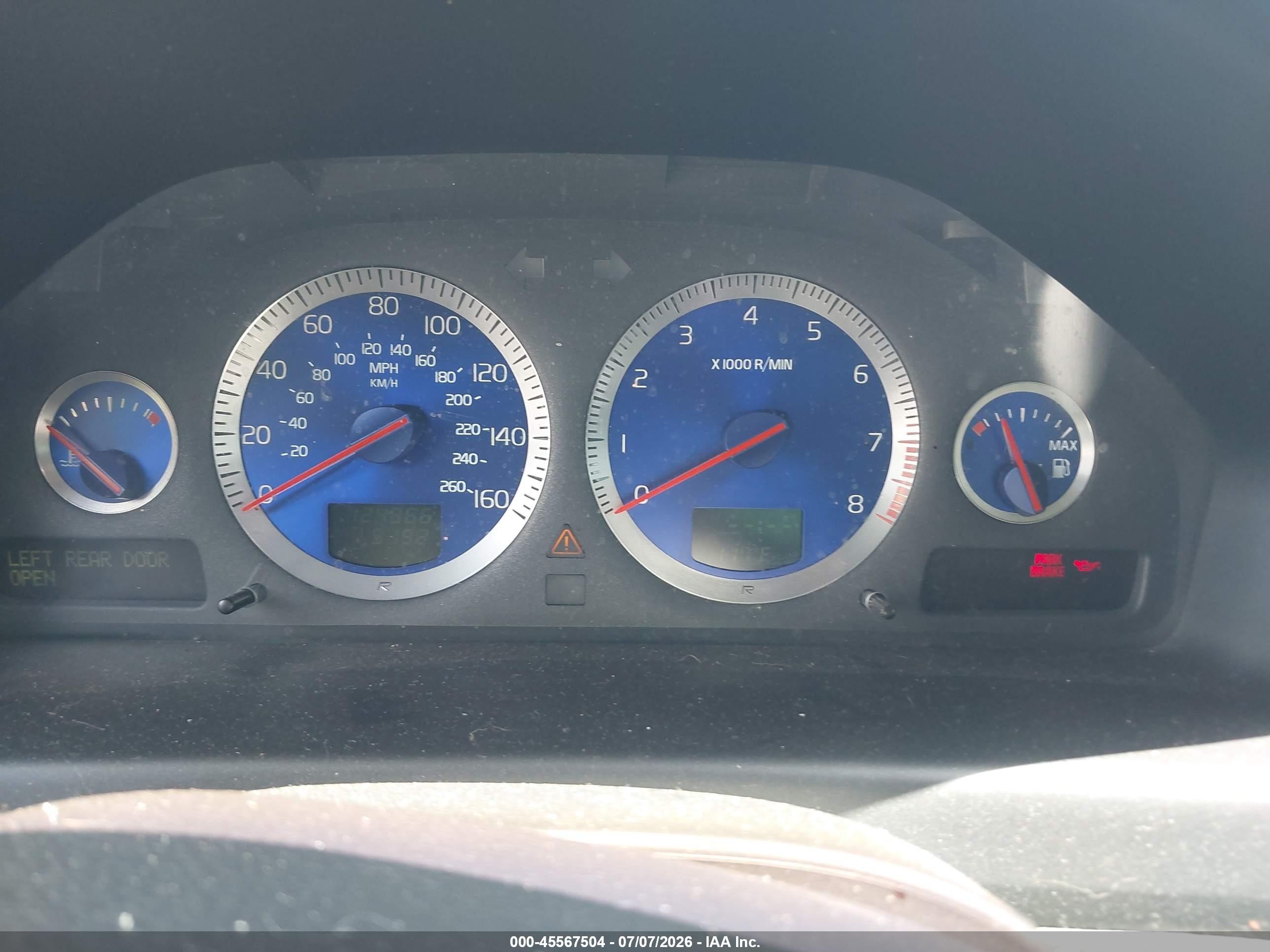 2005 Volvo S60 R Blue vin: YV1RH527252440248