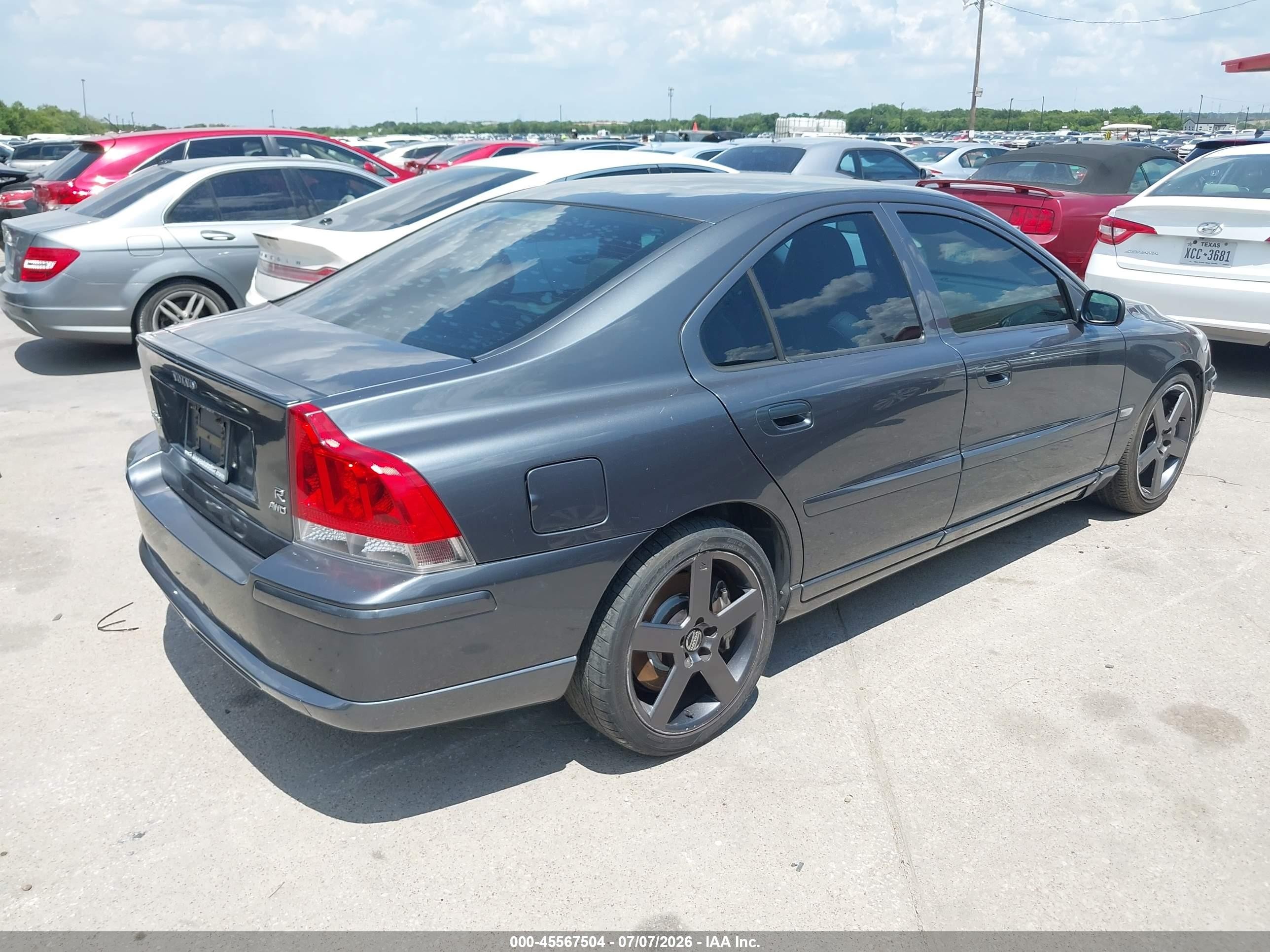 2005 Volvo S60 R Blue vin: YV1RH527252440248