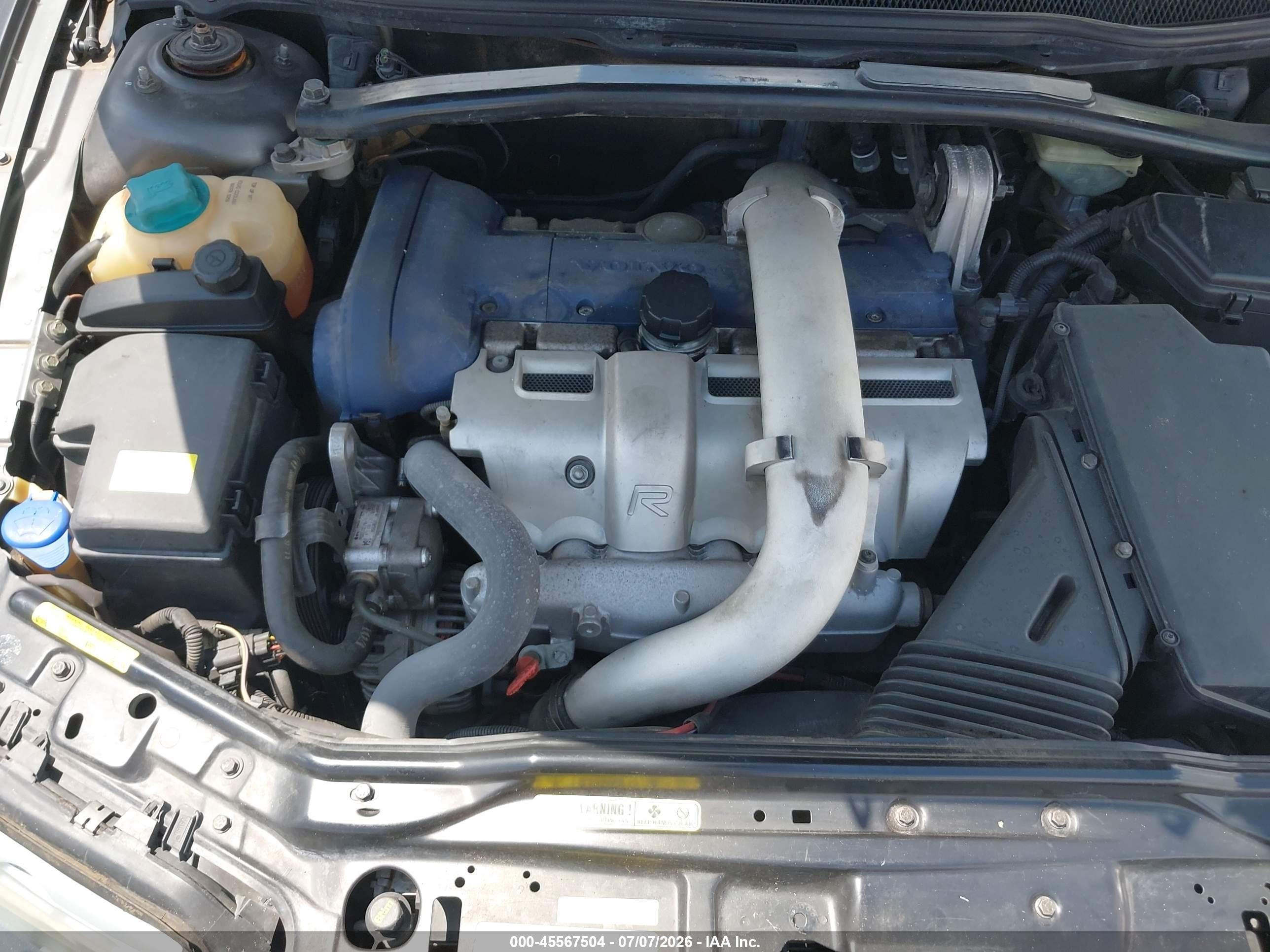 2005 Volvo S60 R Blue vin: YV1RH527252440248