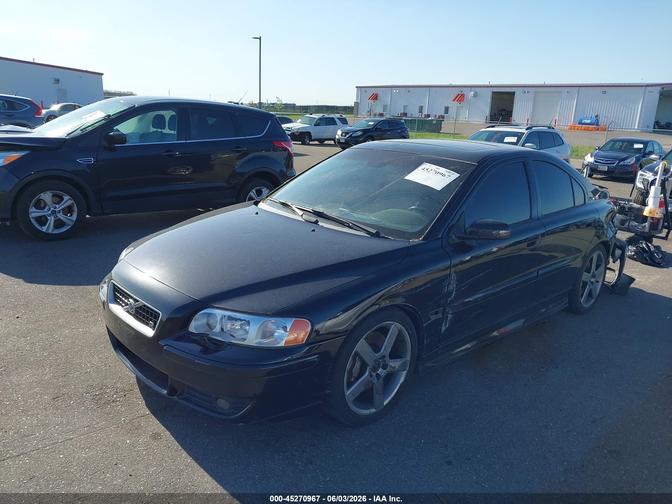 2006 Volvo S60 R Black vin: YV1RH527462551420
