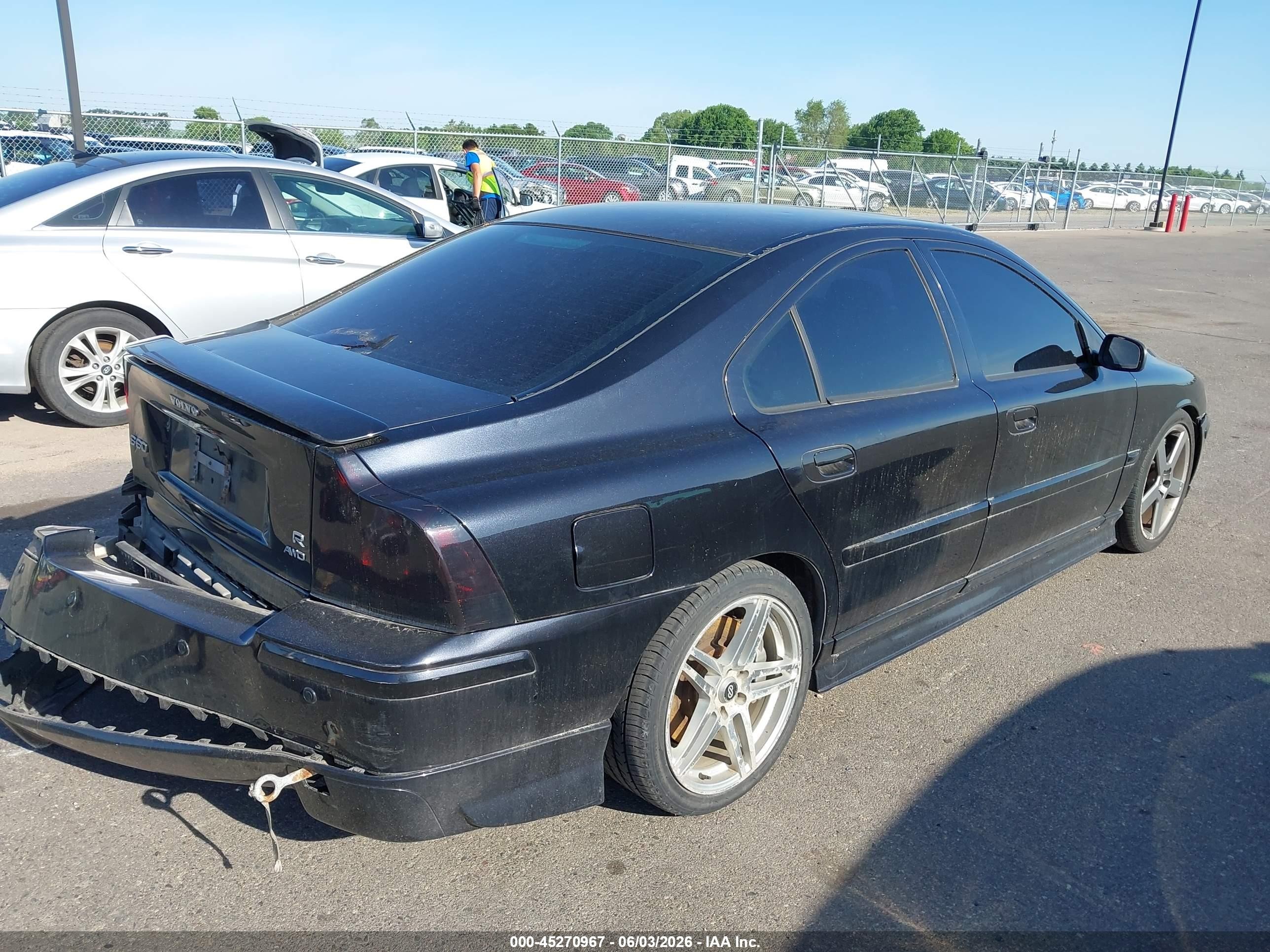 2006 Volvo S60 R Black vin: YV1RH527462551420