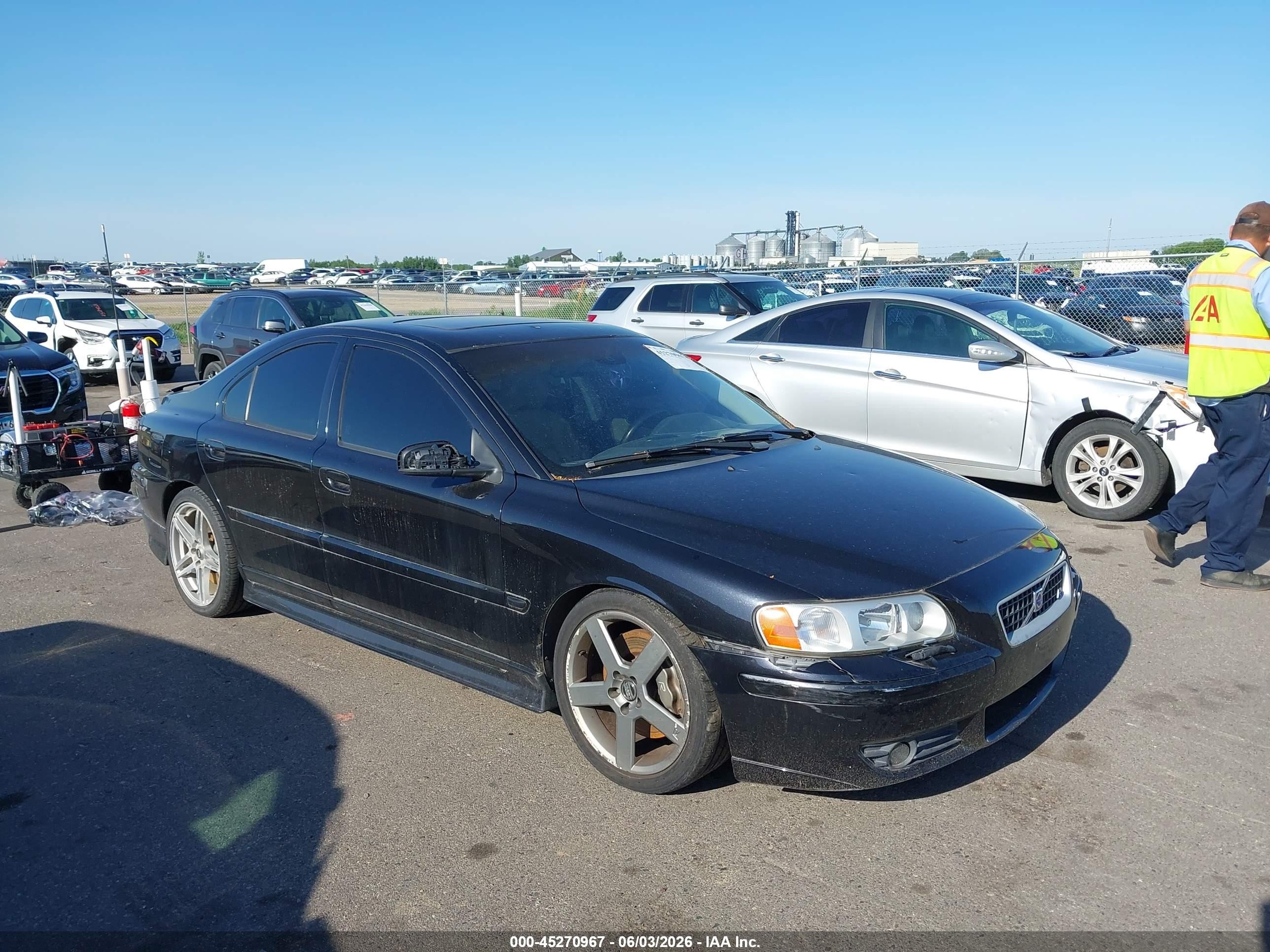 2006 Volvo S60 R Black vin: YV1RH527462551420