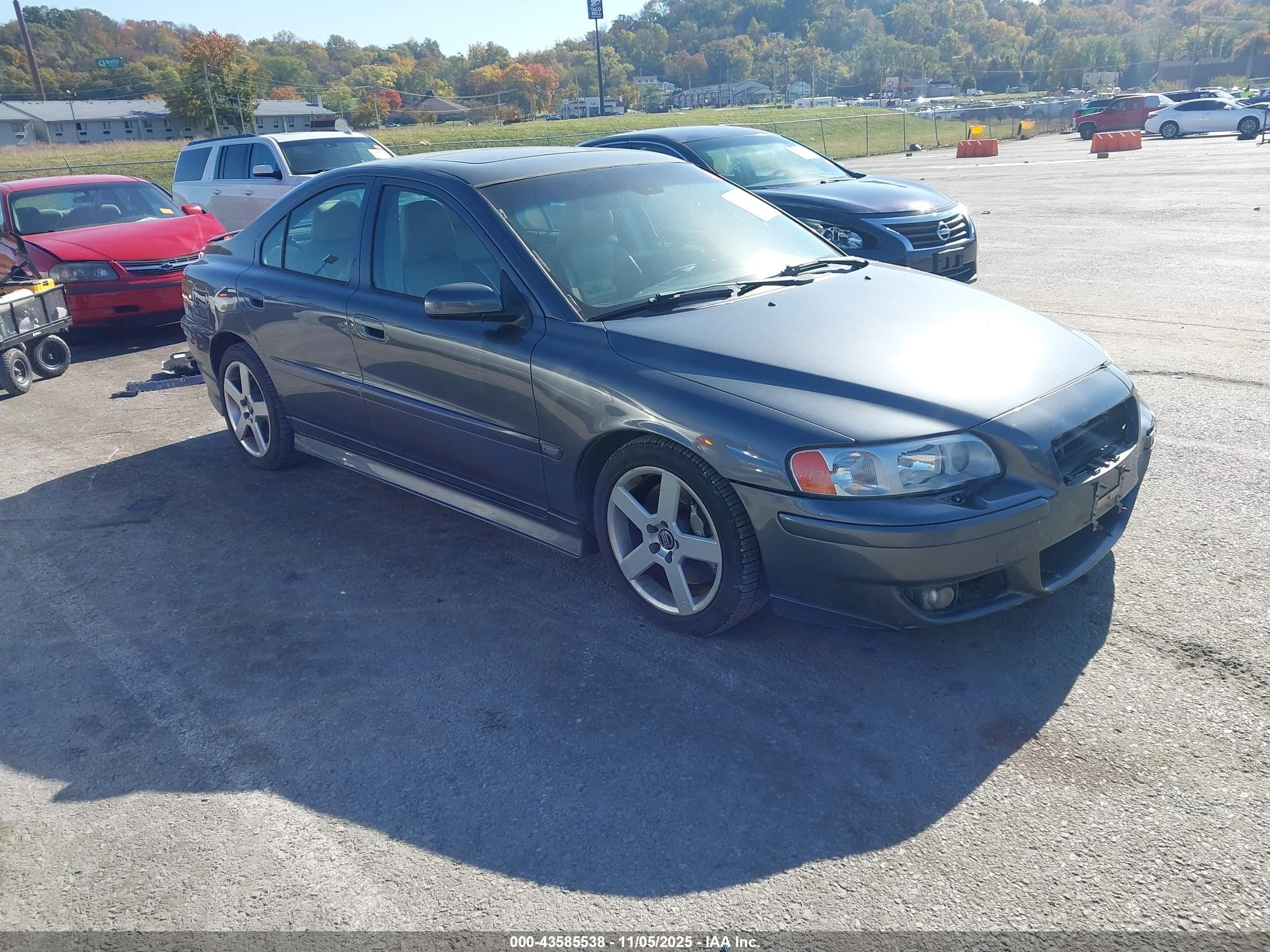 2005 Volvo S60 R Gray vin: YV1RH527952440666