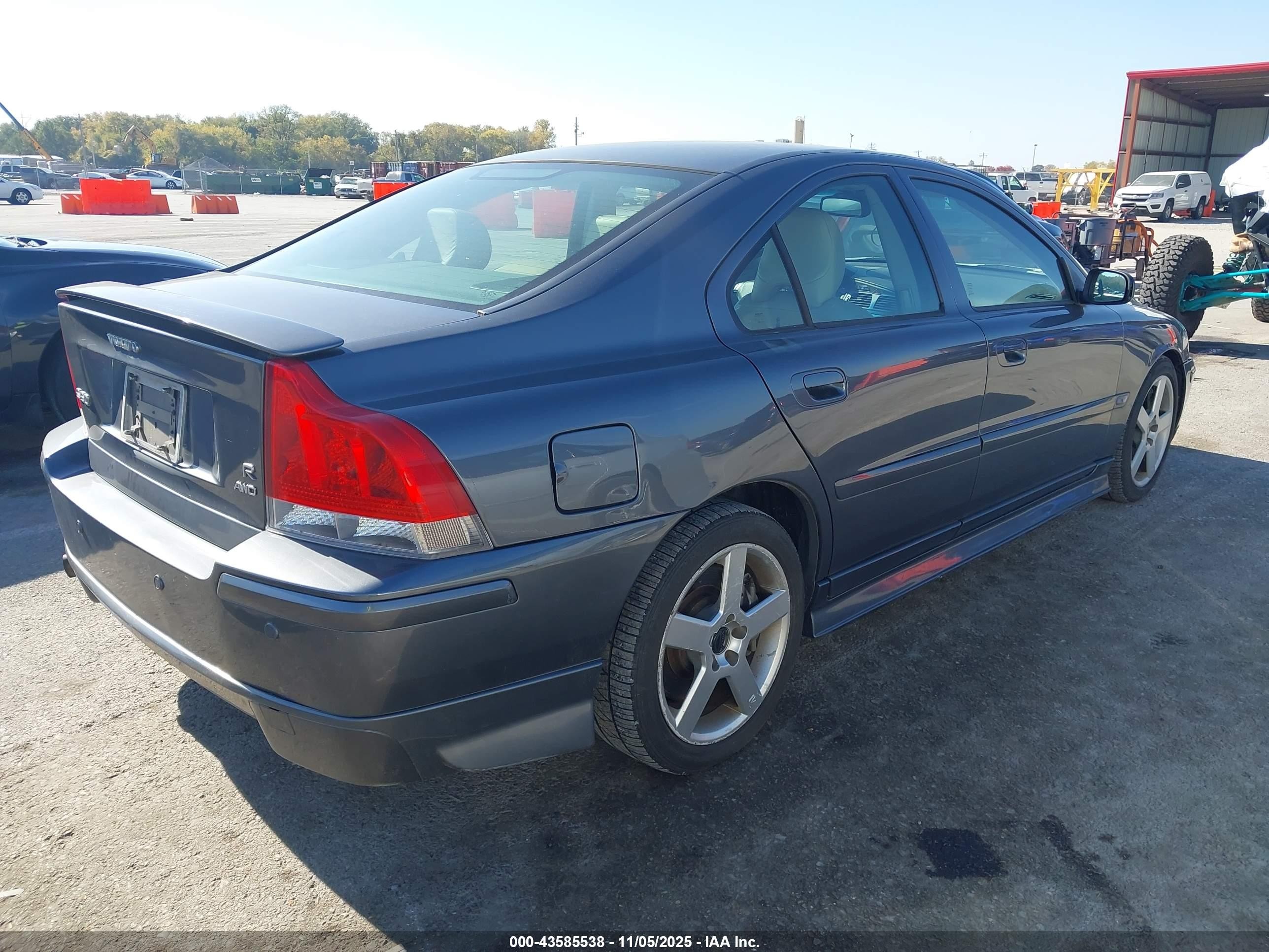 2005 Volvo S60 R Gray vin: YV1RH527952440666