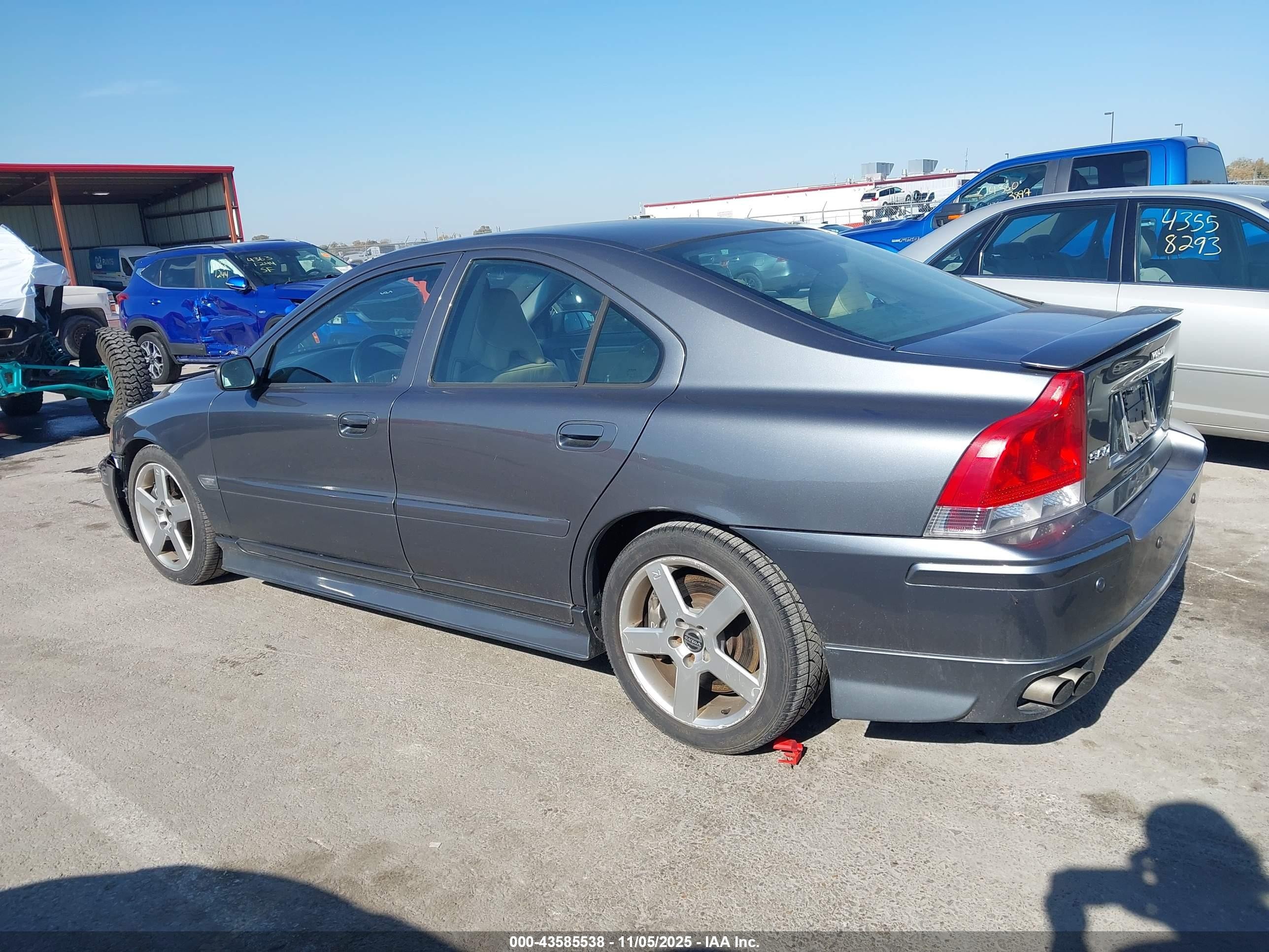 2005 Volvo S60 R Gray vin: YV1RH527952440666