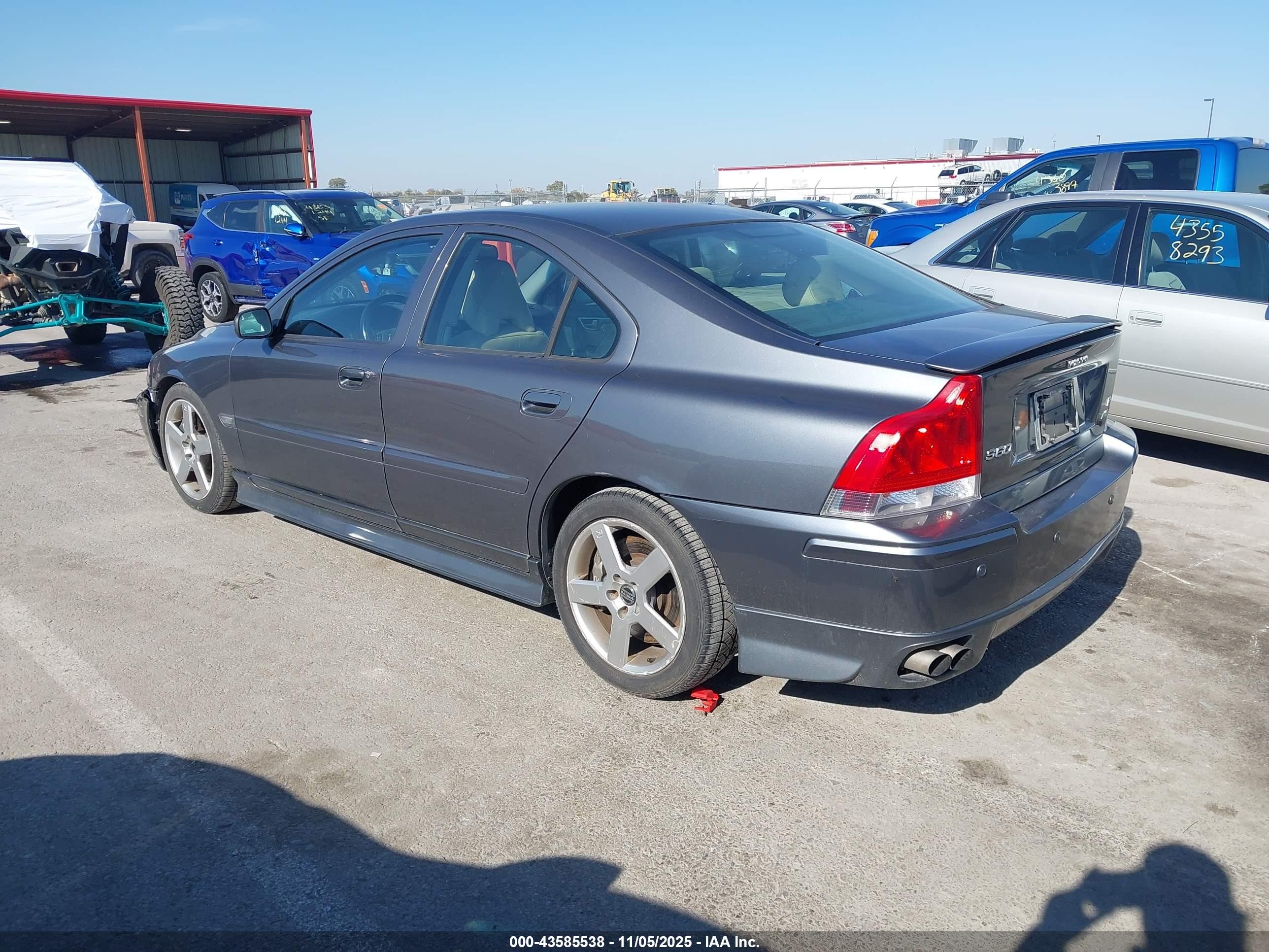 2005 Volvo S60 R Gray vin: YV1RH527952440666
