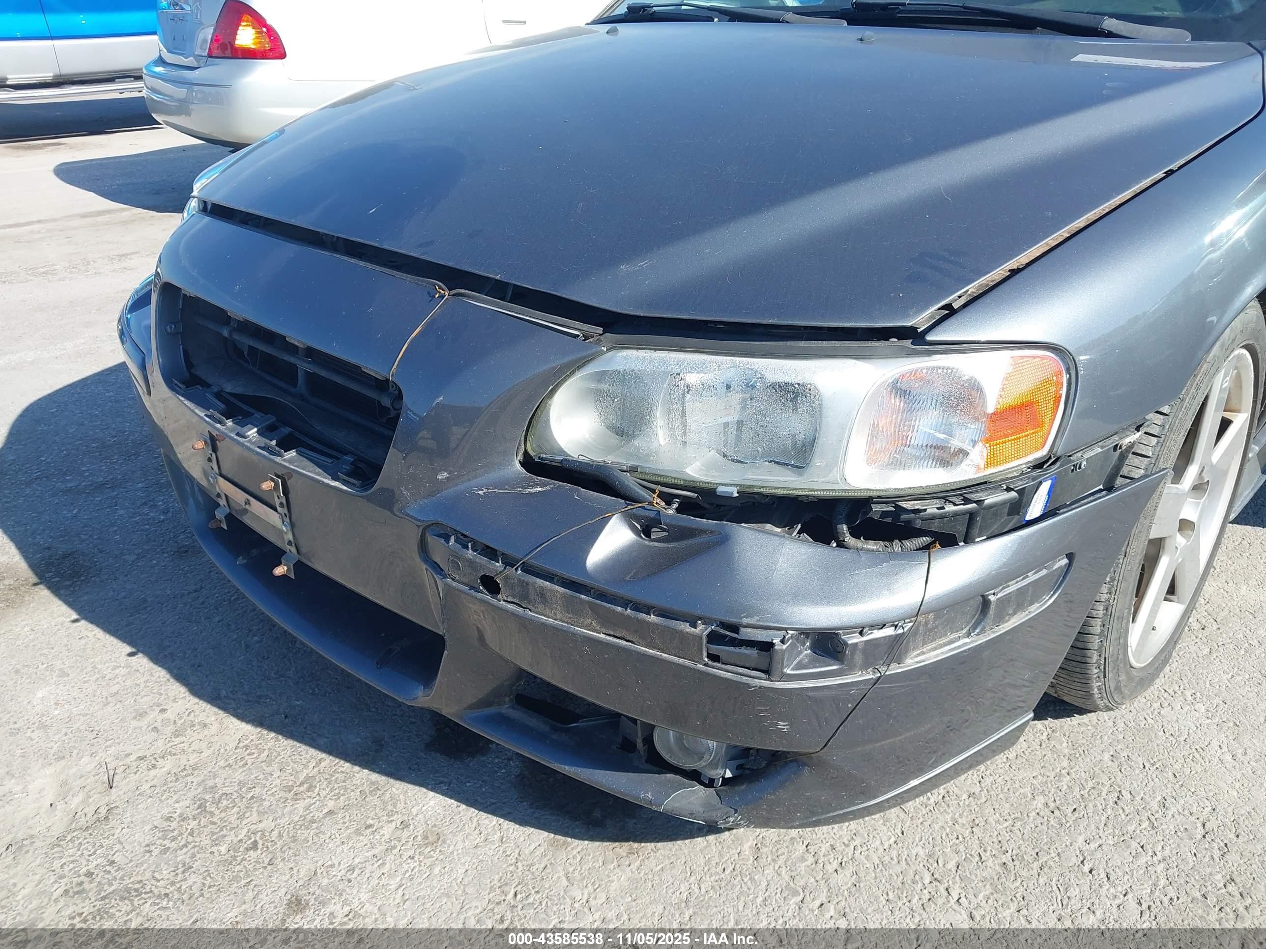 2005 Volvo S60 R Gray vin: YV1RH527952440666