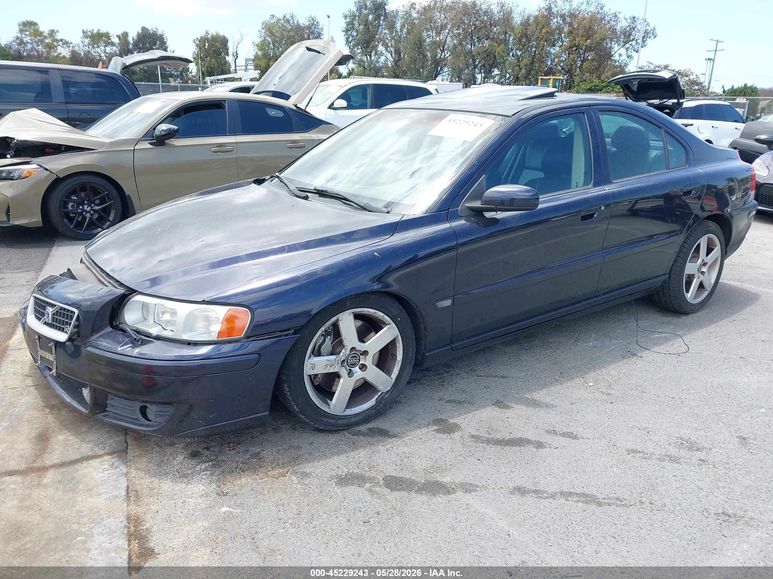 2006 Volvo S60 R Dark Blue vin: YV1RH527962509535