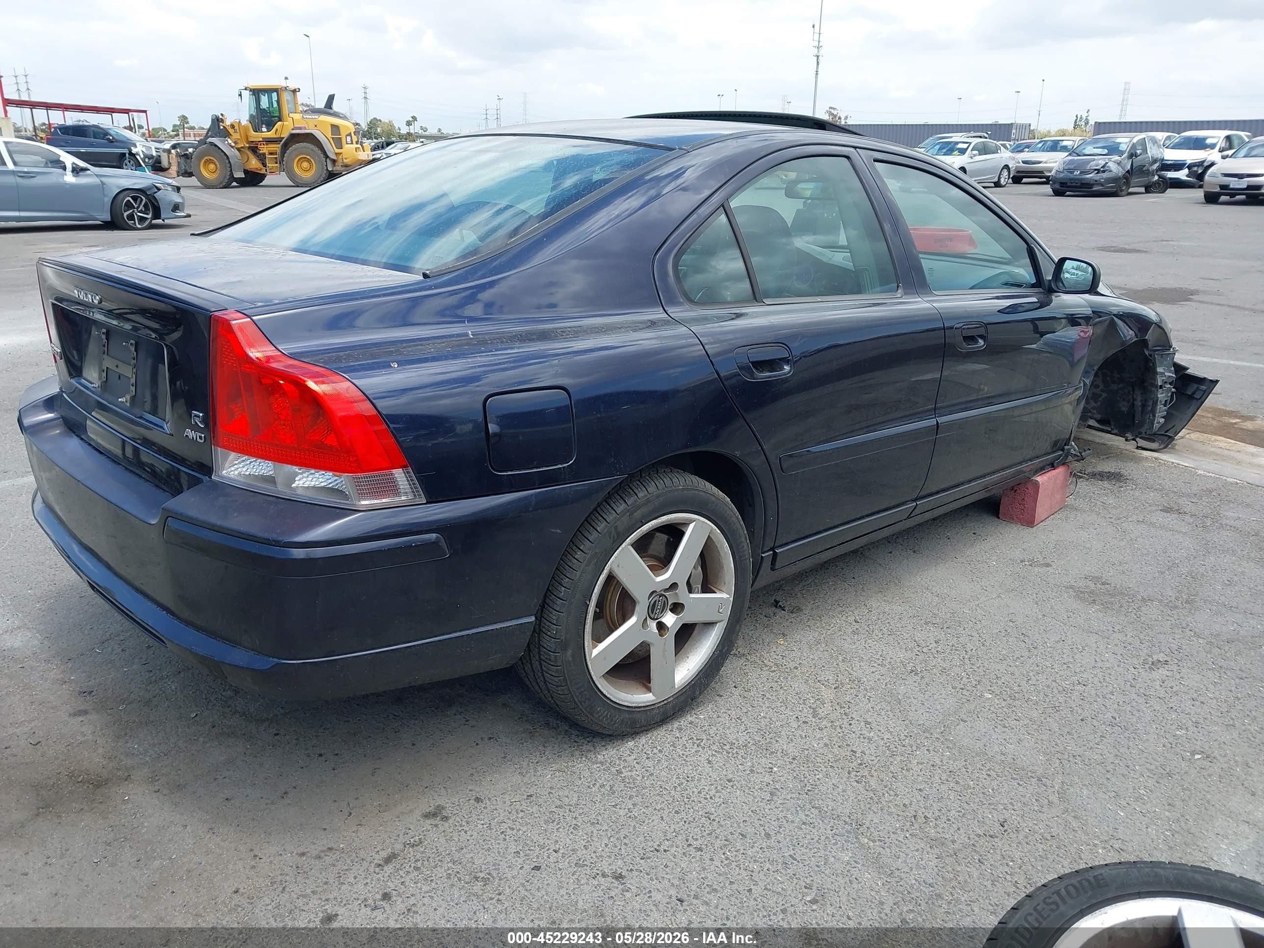 2006 Volvo S60 R Dark Blue vin: YV1RH527962509535