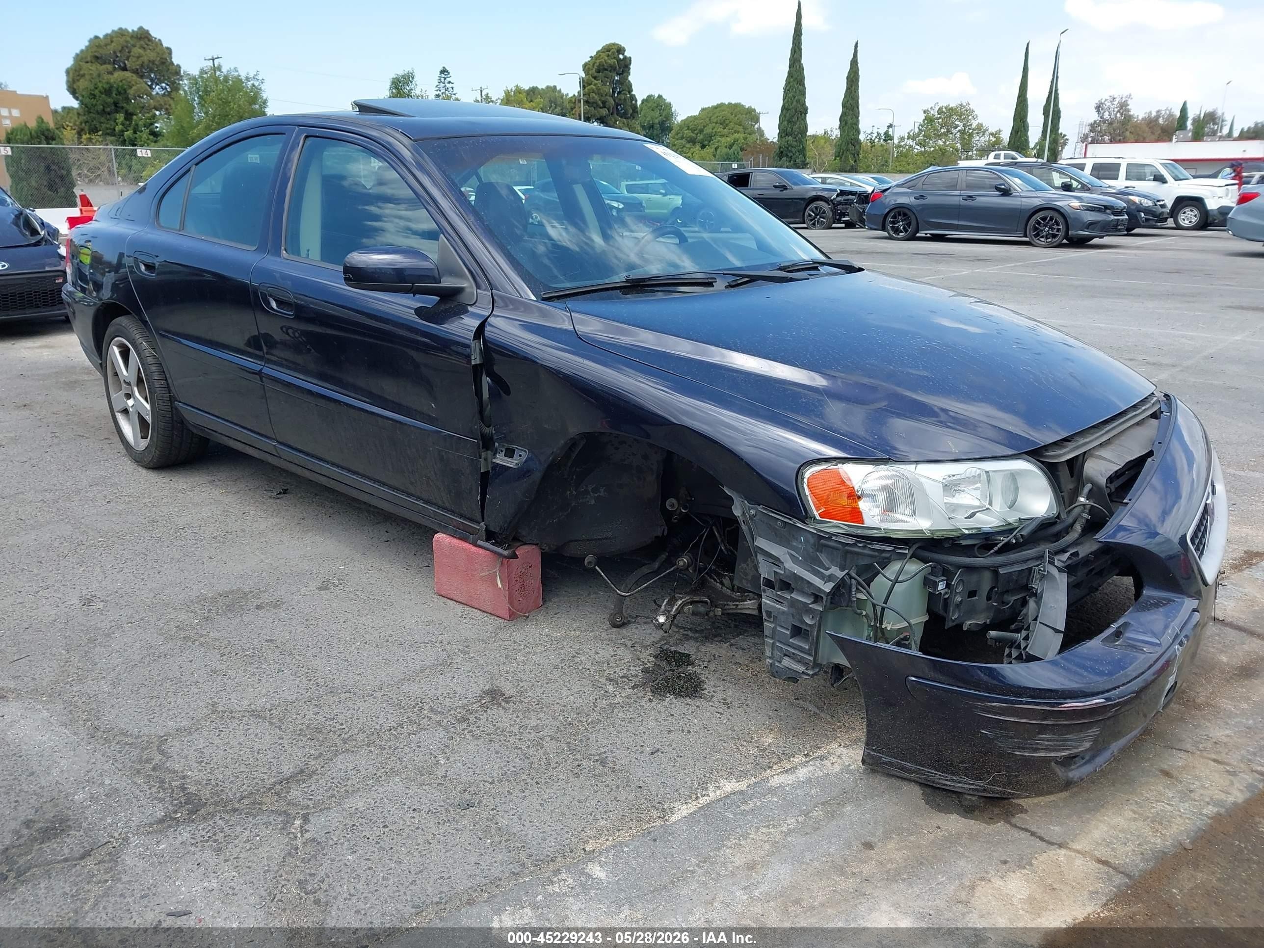 2006 Volvo S60 R Dark Blue vin: YV1RH527962509535