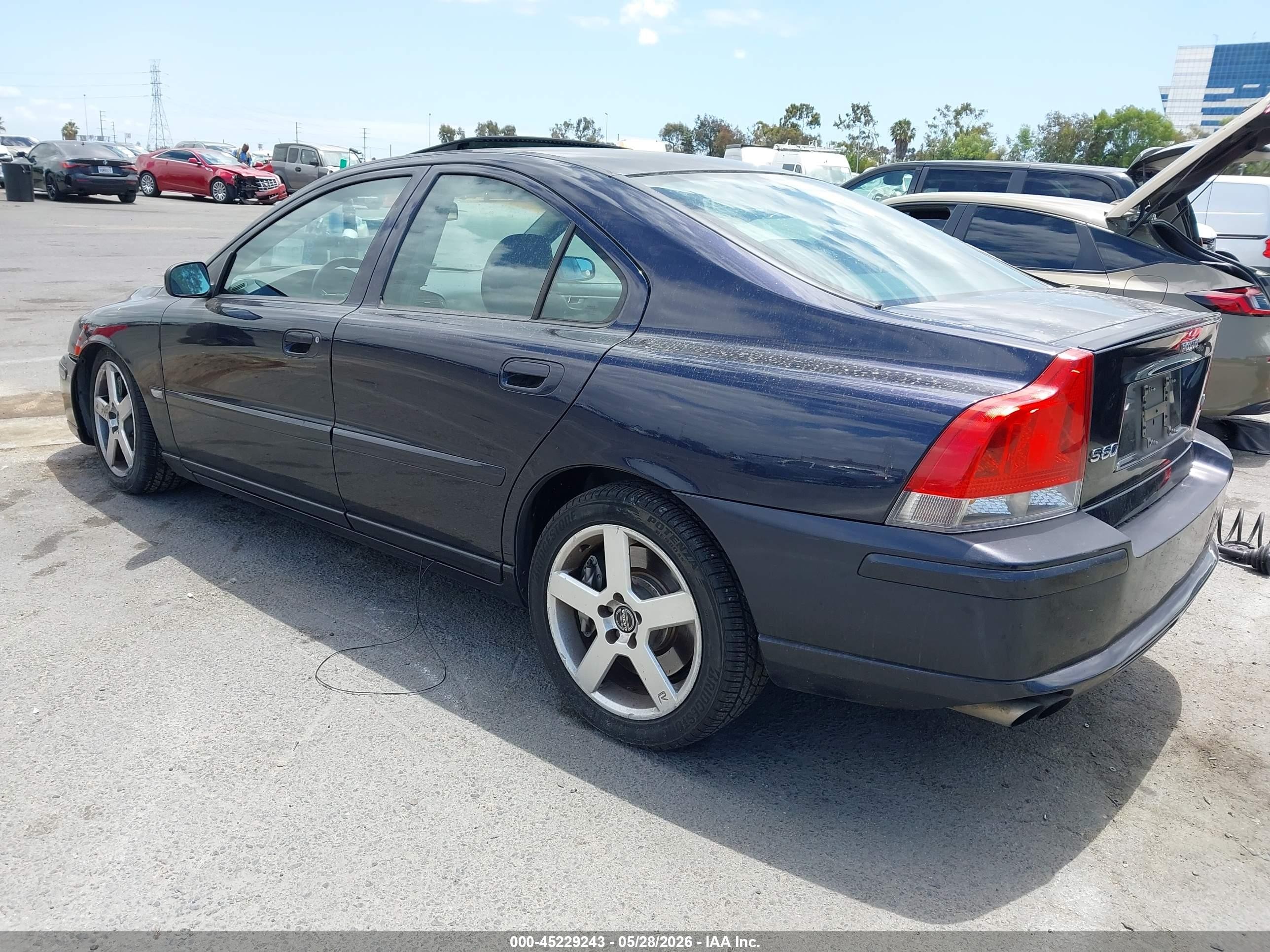 2006 Volvo S60 R Dark Blue vin: YV1RH527962509535