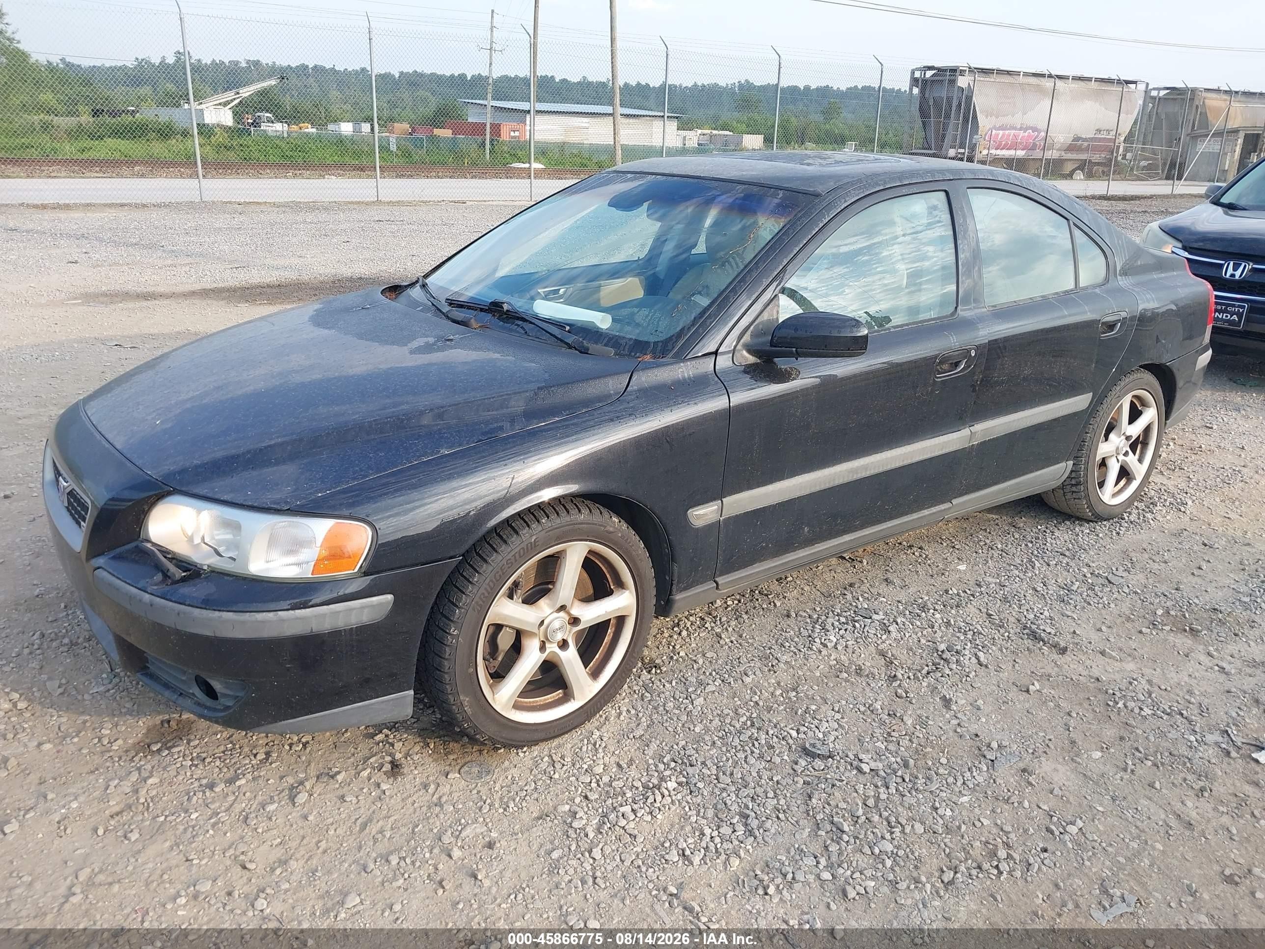 2004 Volvo S60 R Black vin: YV1RH52Y842393802