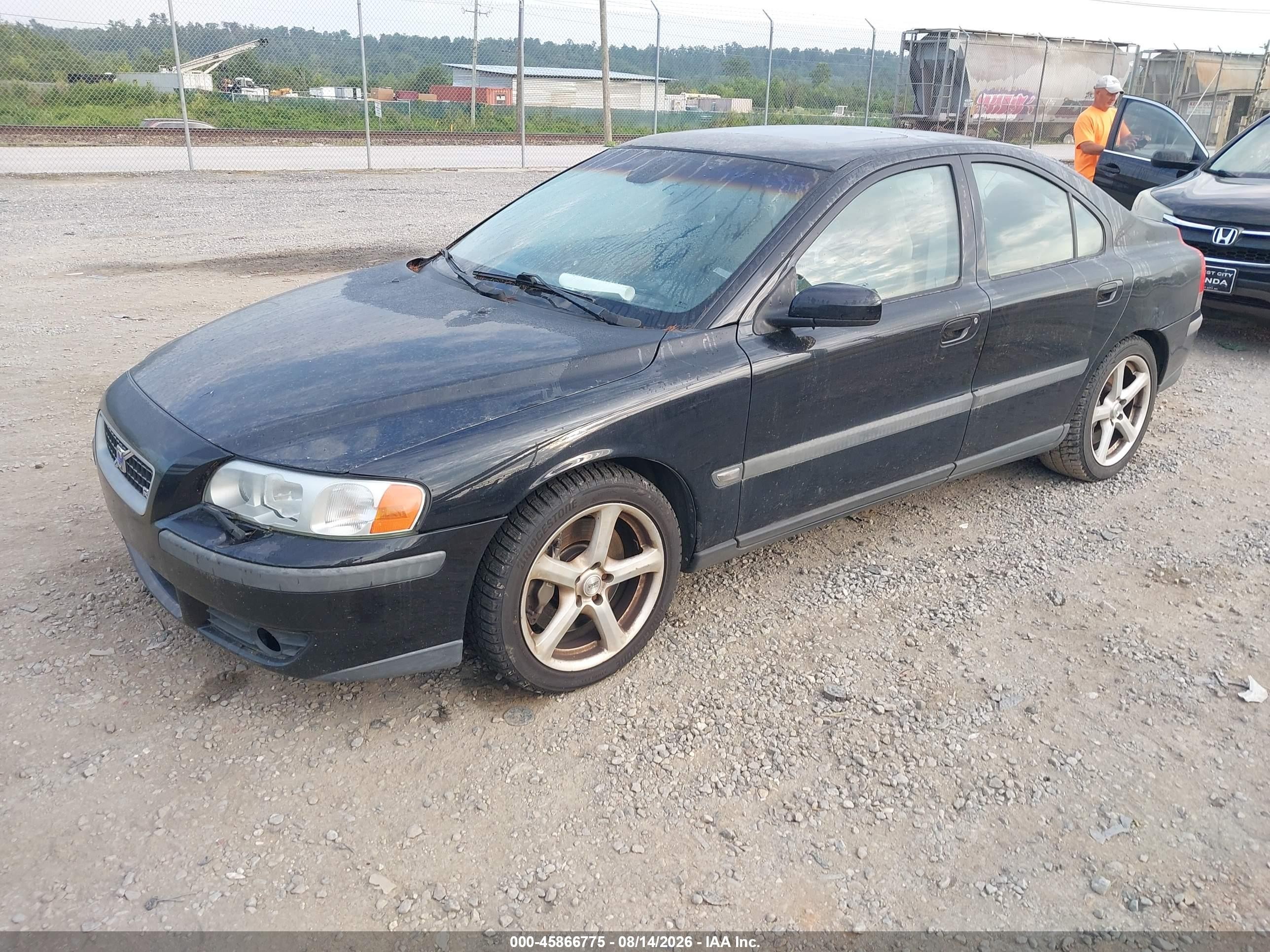 2004 Volvo S60 R Black vin: YV1RH52Y842393802