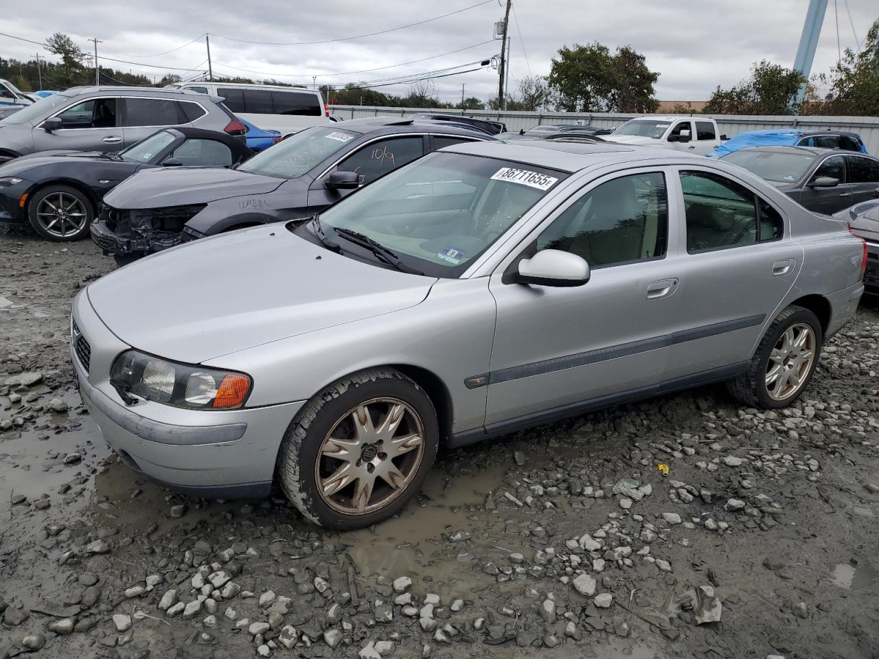 2002 Volvo S60 2.5t Silver vin: YV1RH58D222186002