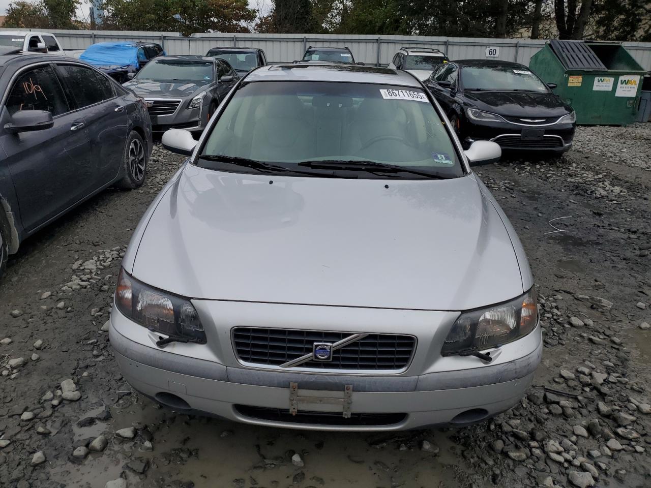 2002 Volvo S60 2.5t Silver vin: YV1RH58D222186002