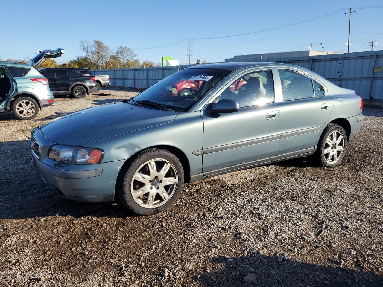 2002 Volvo S60 2.5t Turquoise vin: YV1RH58D322121871