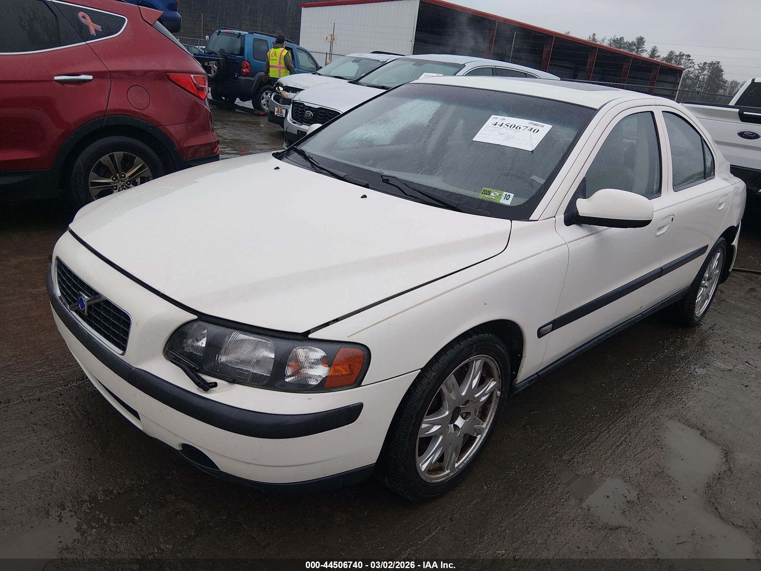 2002 Volvo S60 Awd Белый vin: YV1RH58D522192358