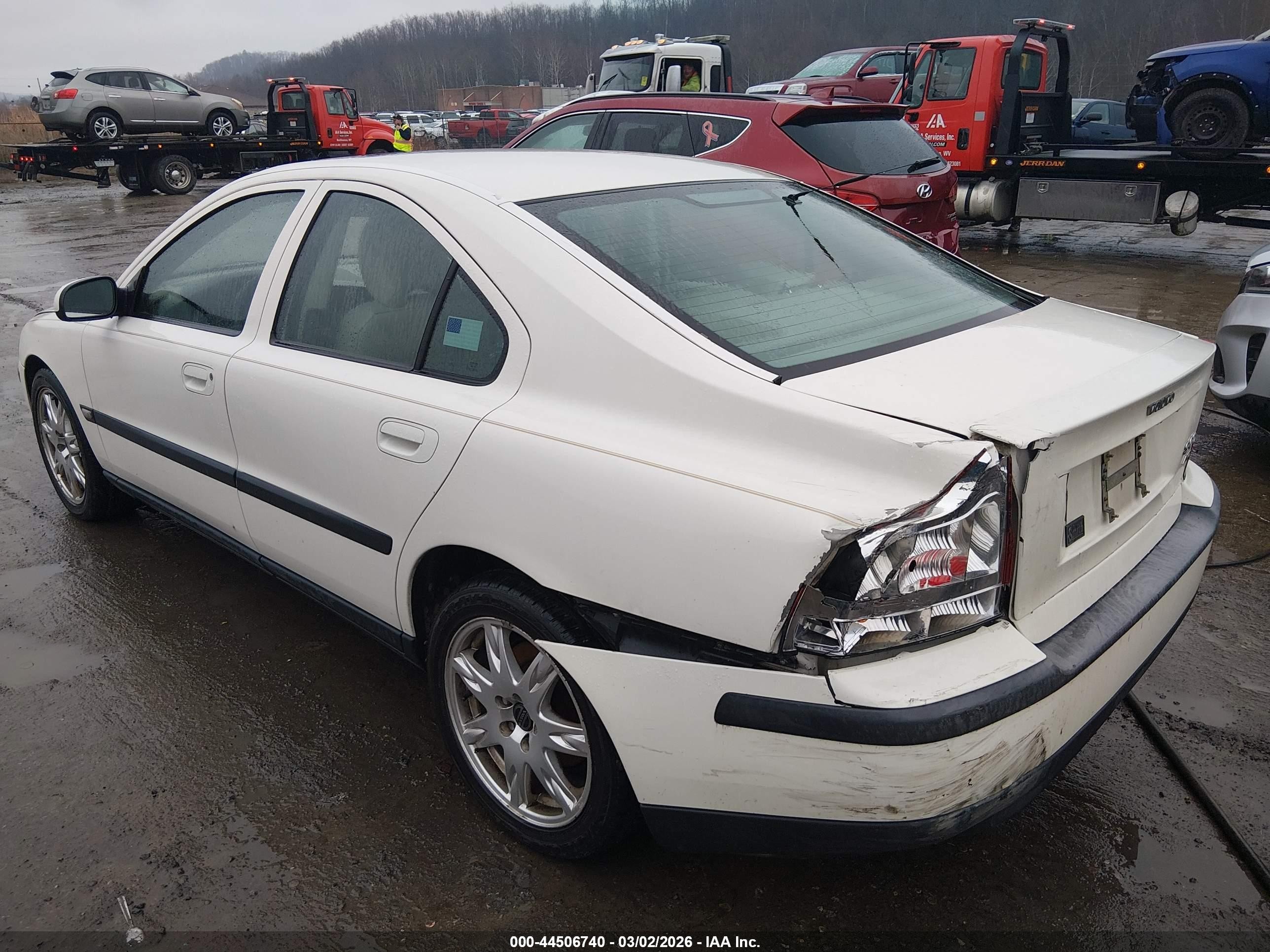 2002 Volvo S60 Awd Белый vin: YV1RH58D522192358