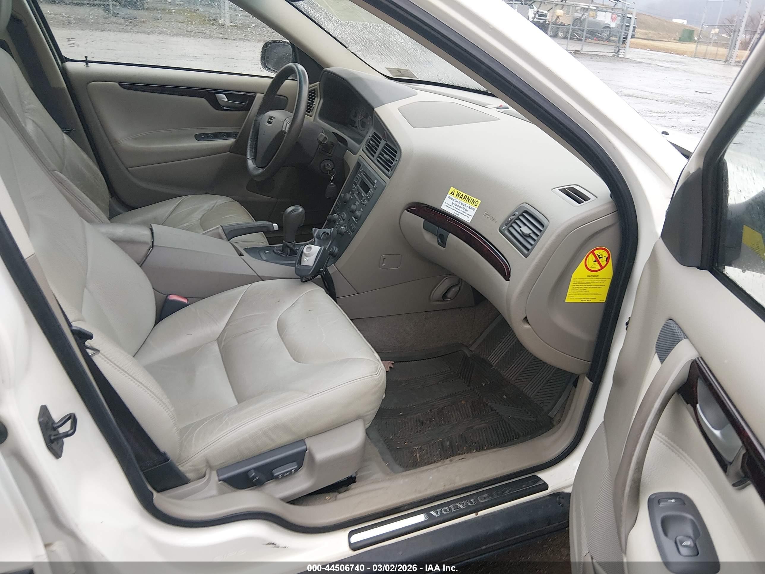 2002 Volvo S60 Awd Белый vin: YV1RH58D522192358