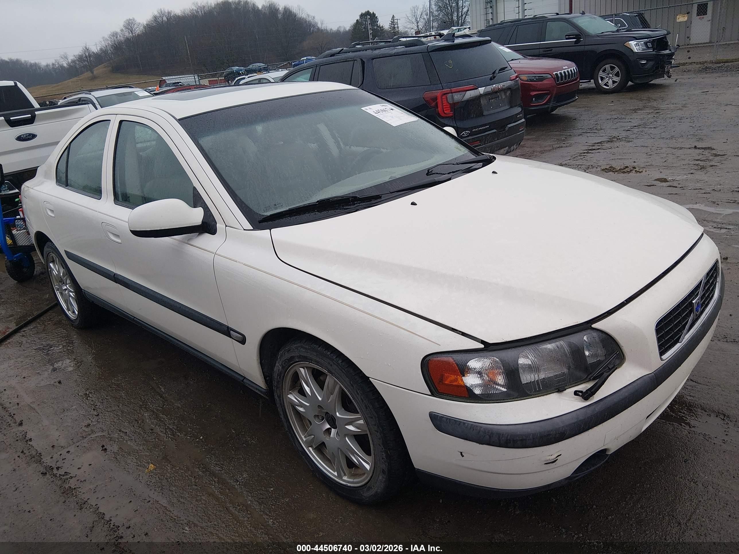 2002 Volvo S60 Awd Белый vin: YV1RH58D522192358